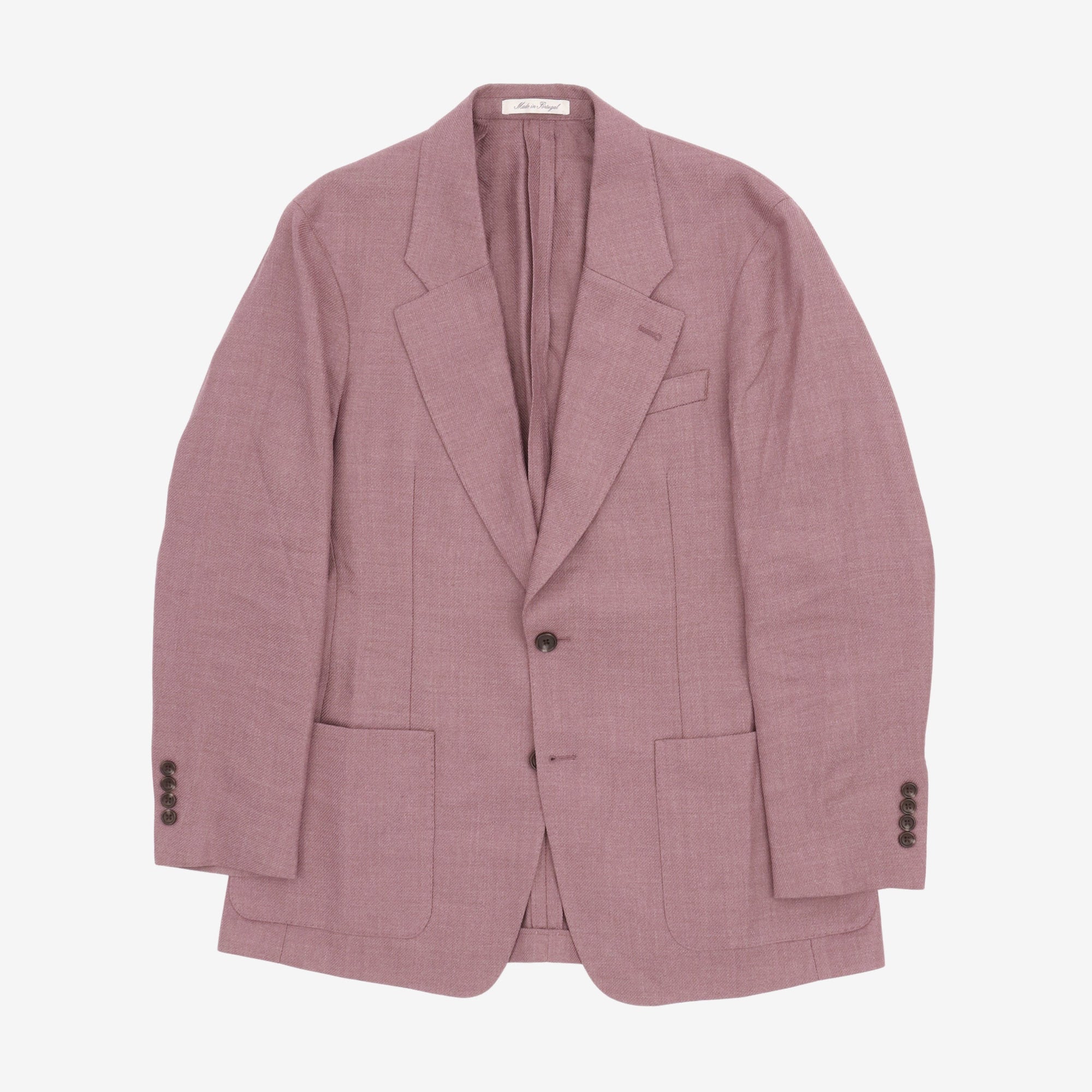 Italian Linen Wool SB Wythe Suit