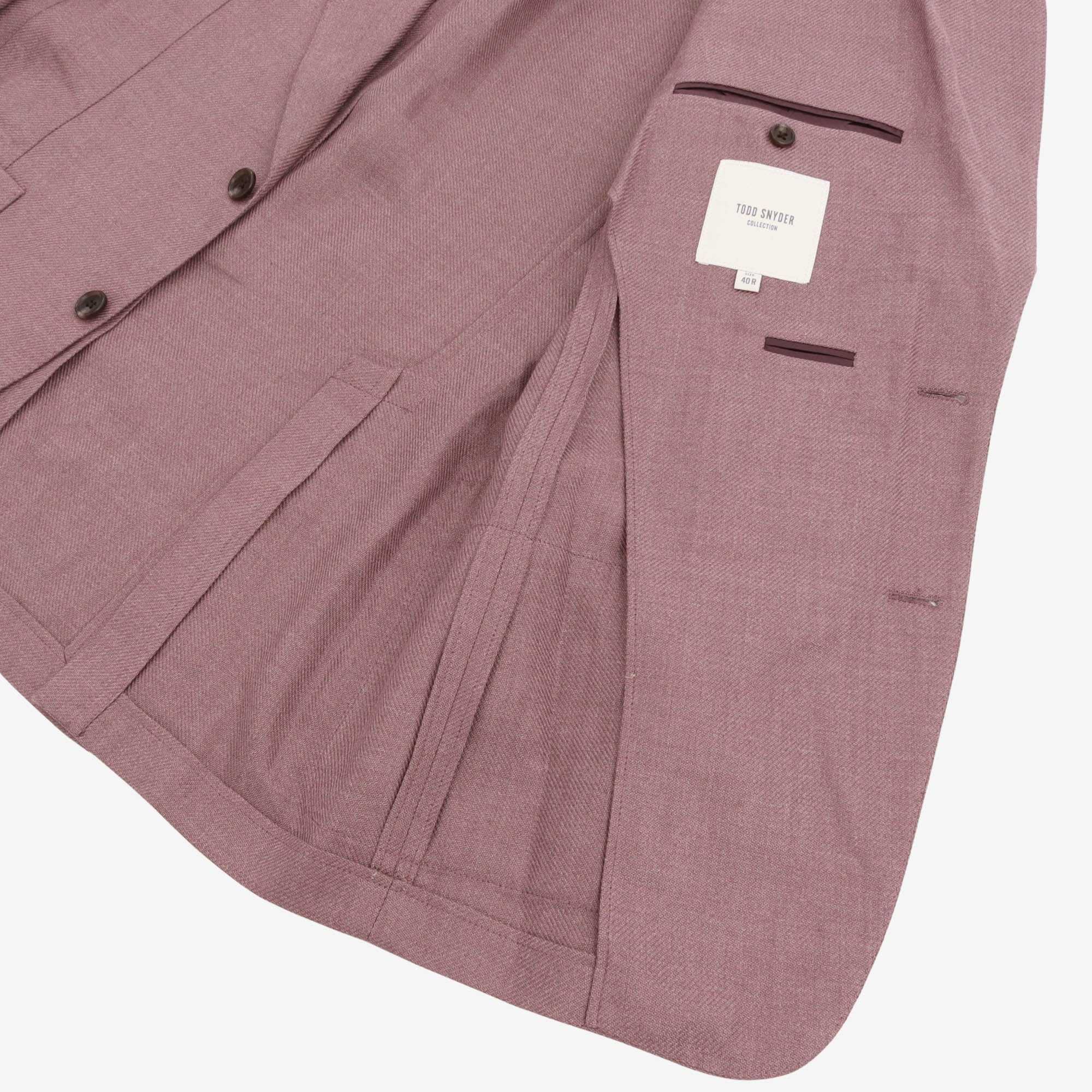 Italian Linen Wool SB Wythe Suit