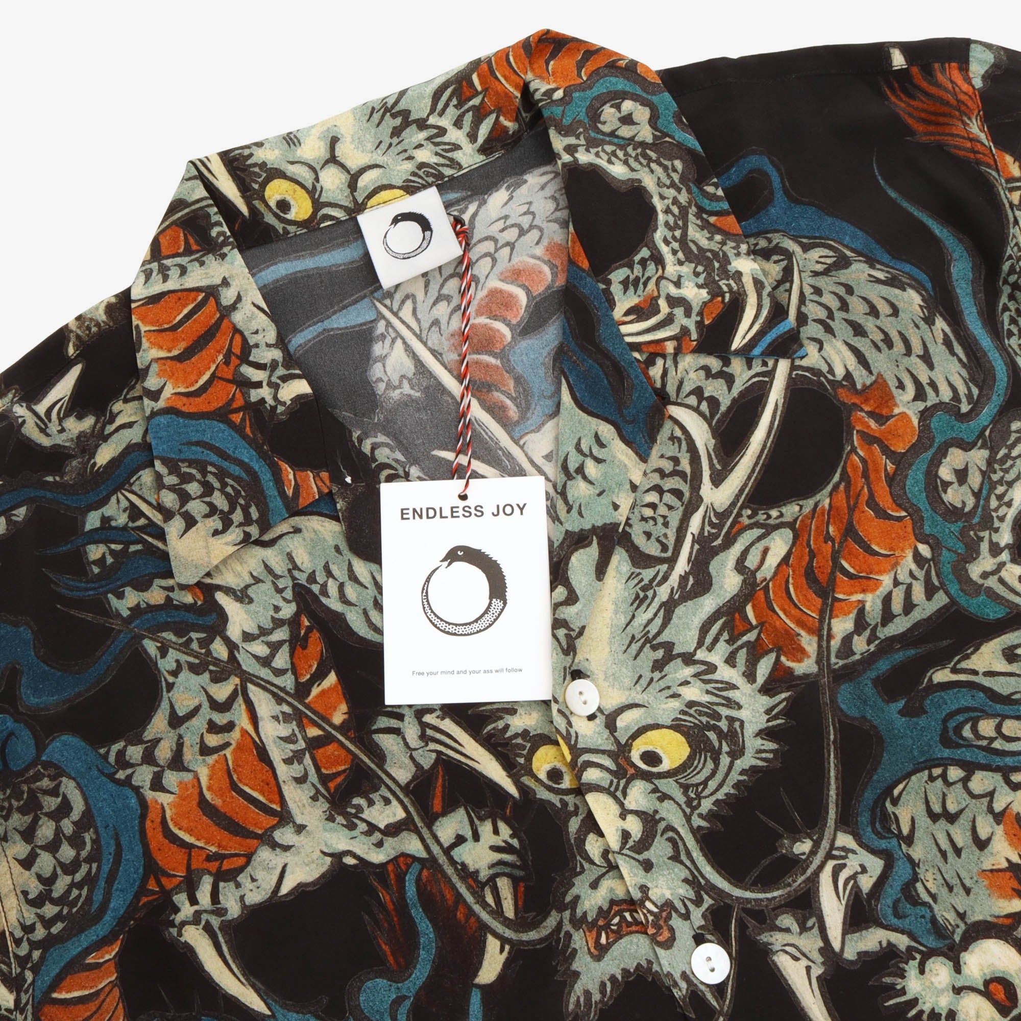 Tiga Naga Silk Crepe Shirt
