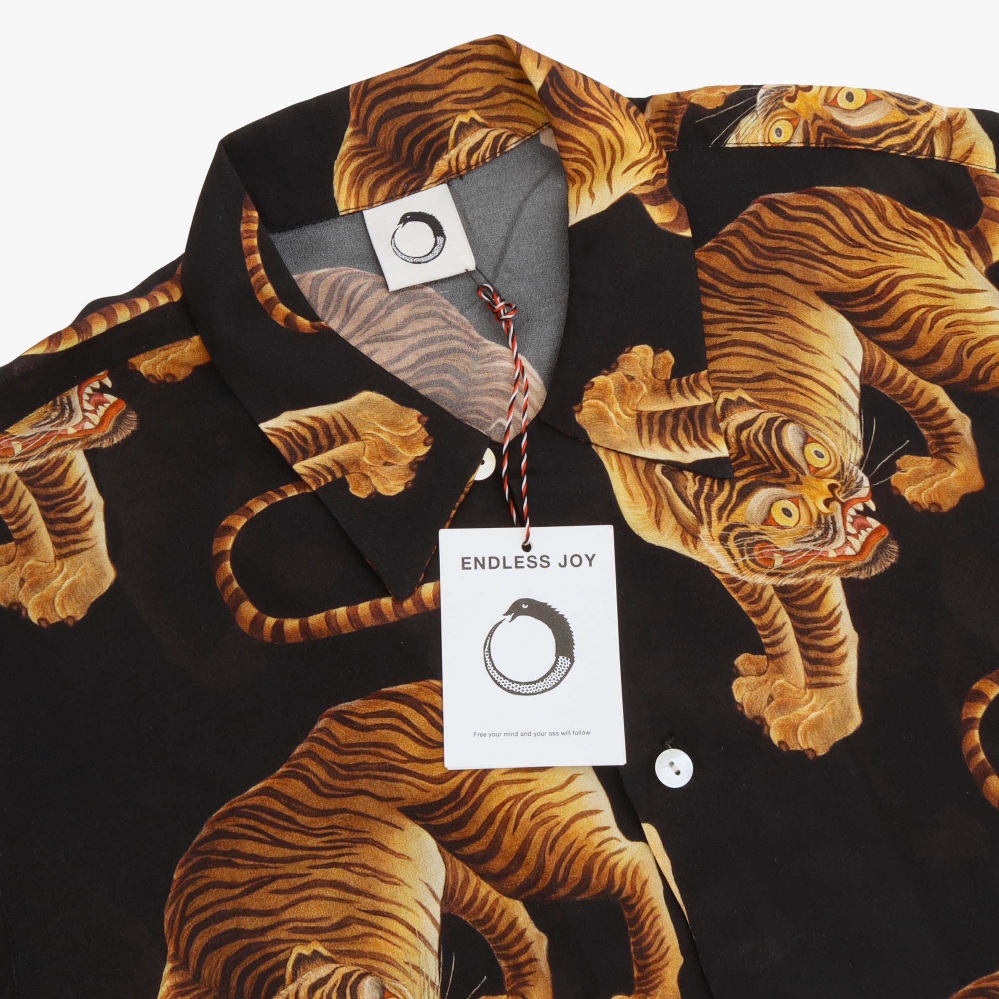 Tiger Crepe Rayon Shirt
