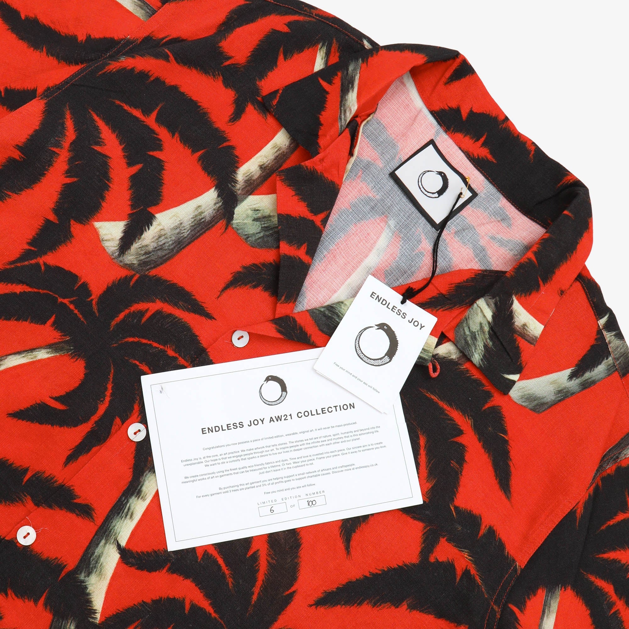 Palm Tree Tencel Shirt