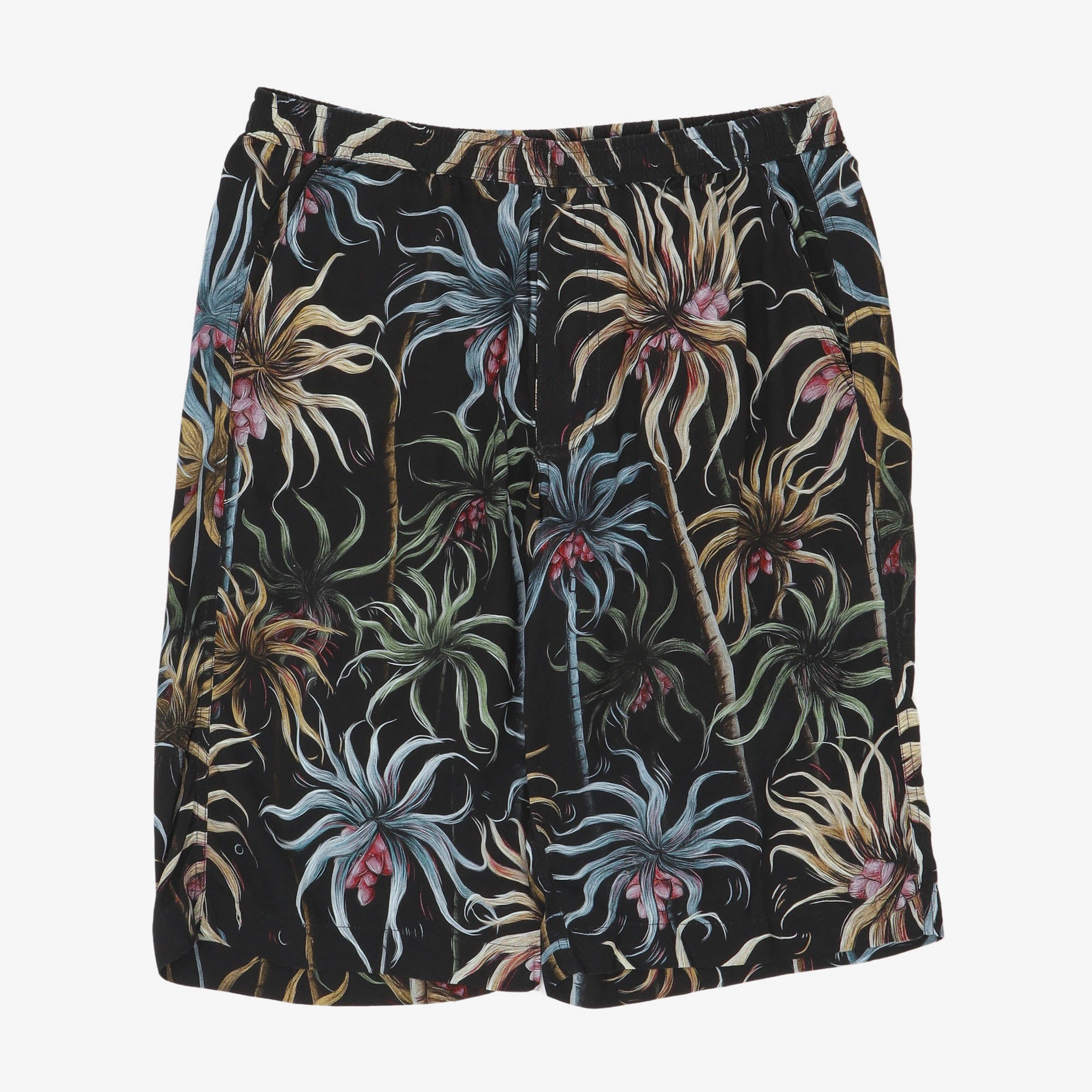Night Palm Gold Board Shorts
