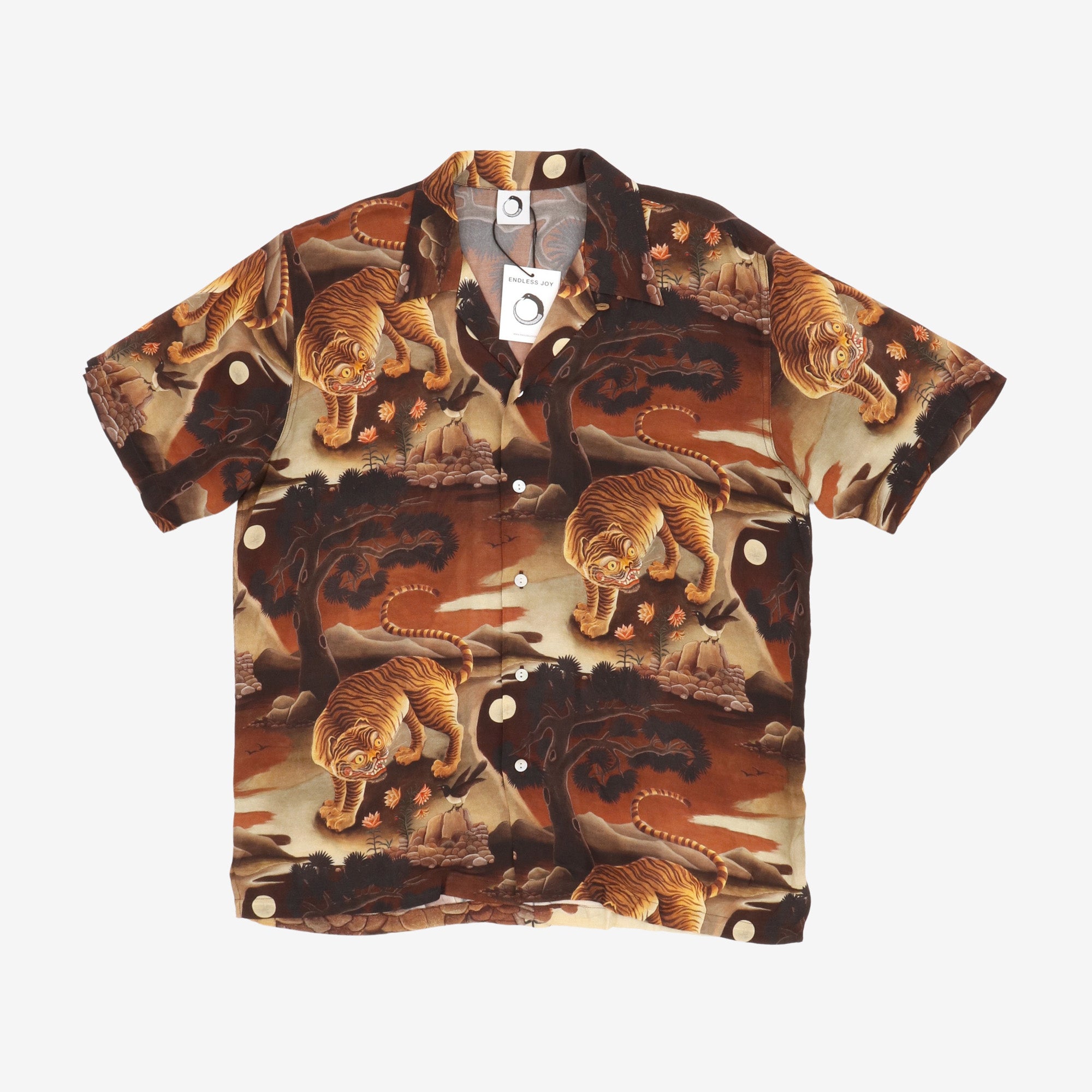 Tiger Magpie Rayon Shirt