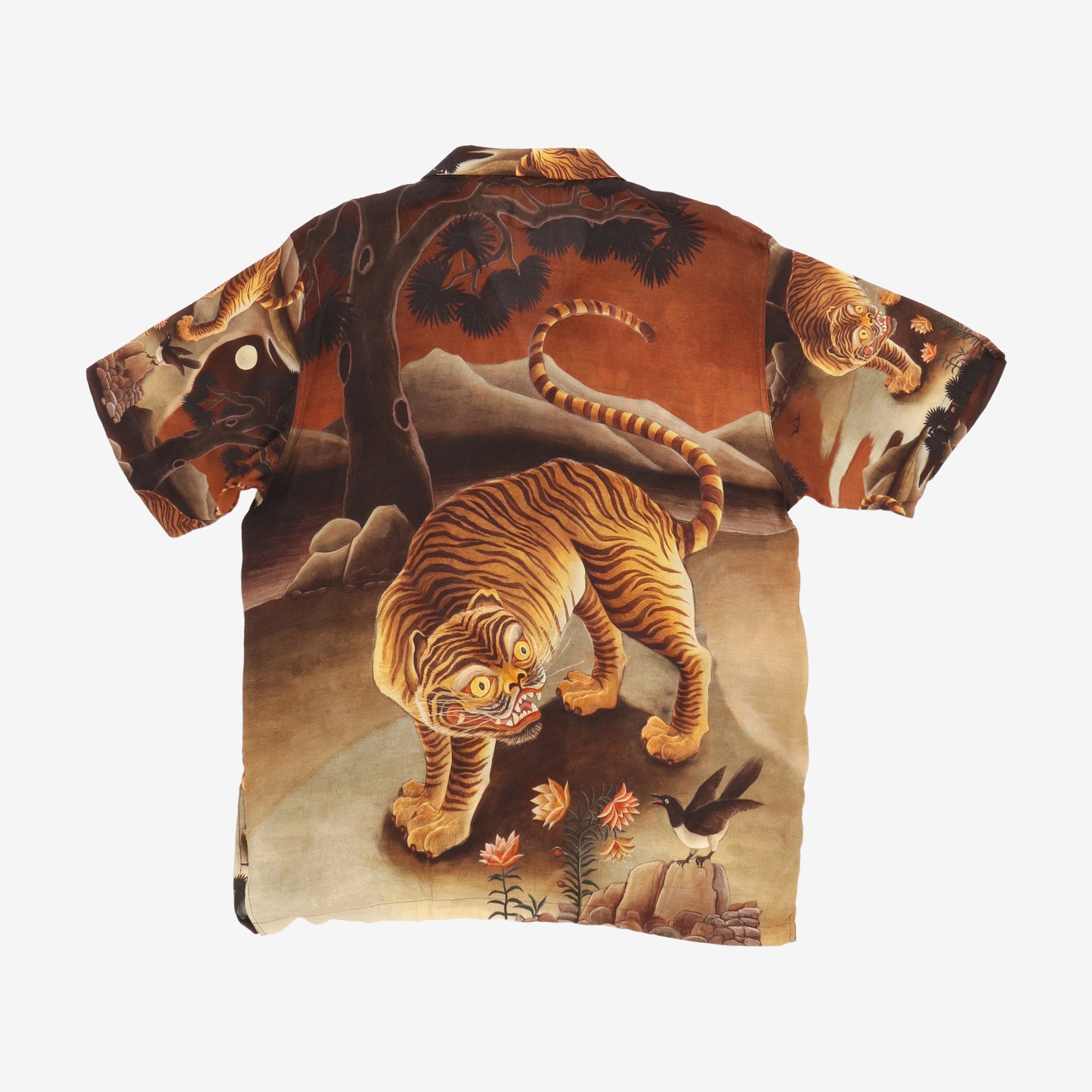 Tiger Magpie Rayon Shirt