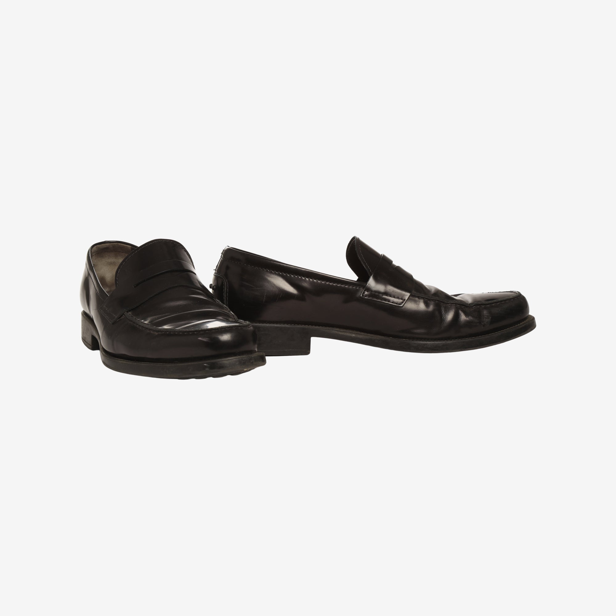 Leather loafers