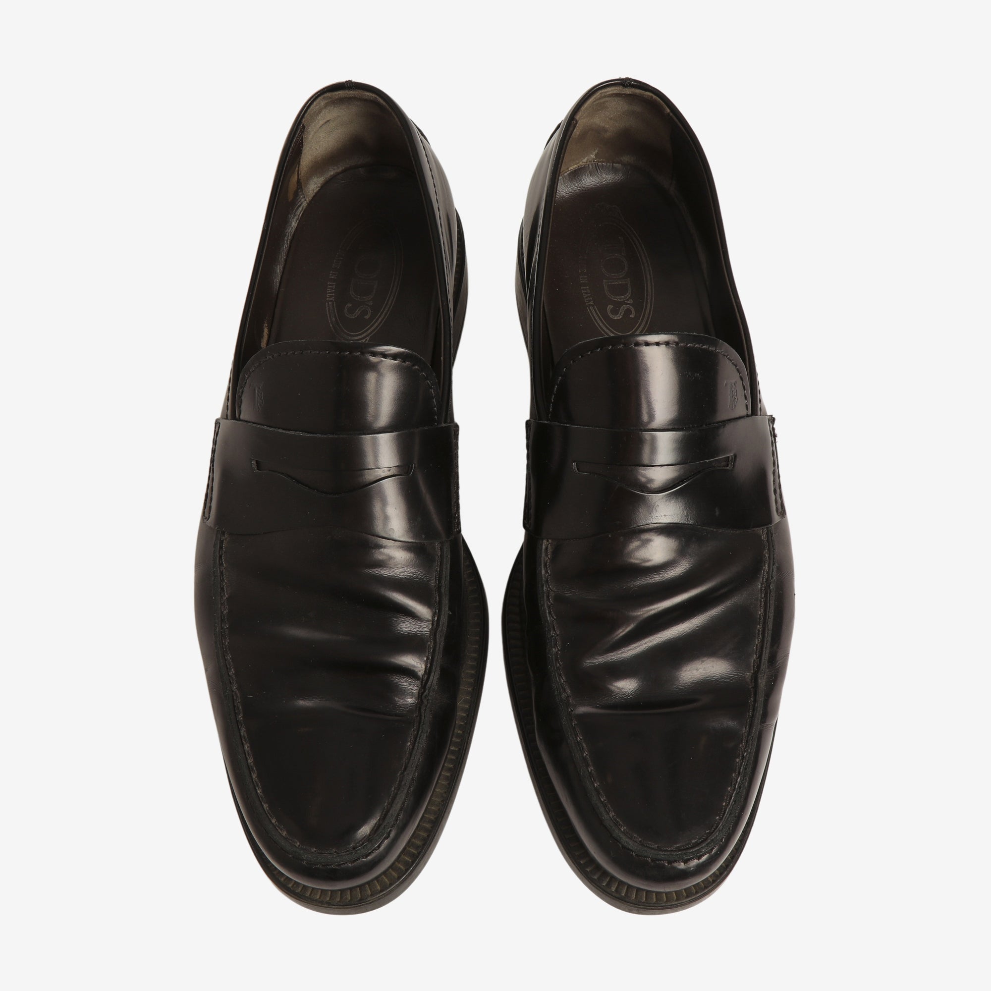 Leather loafers
