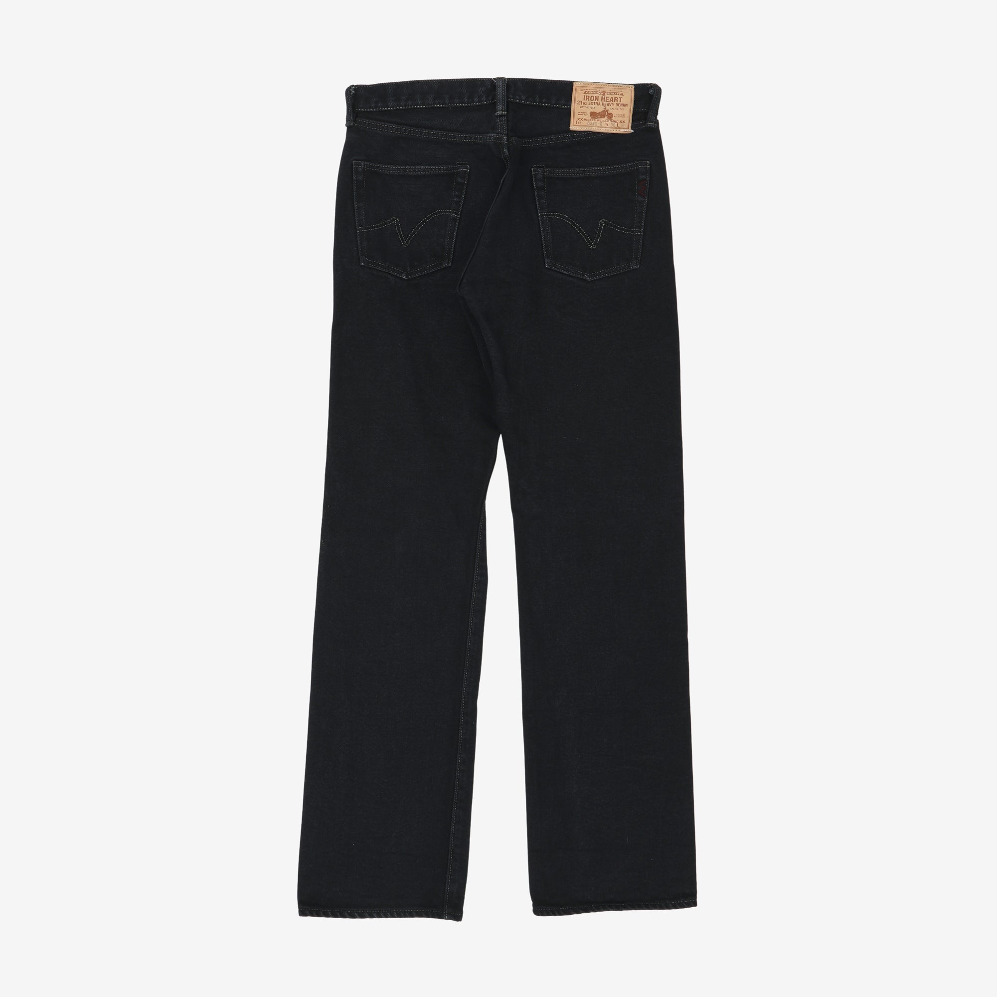 21oz Selvedge Denim Straight Cut Jeans (34W X 35L)