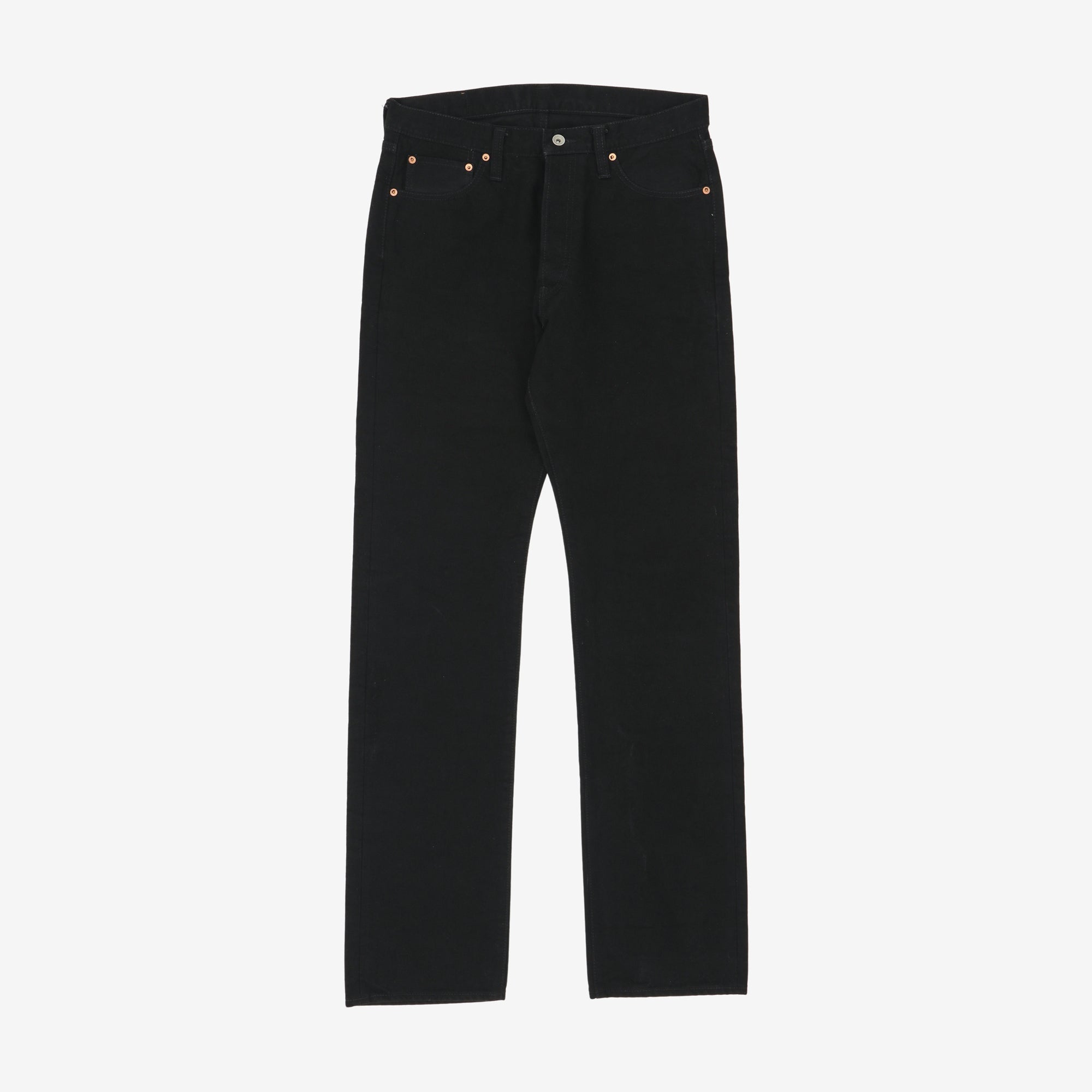 14oz Selvedge Denim Relaxed Tapered Cut Jeans (33W X 35L)
