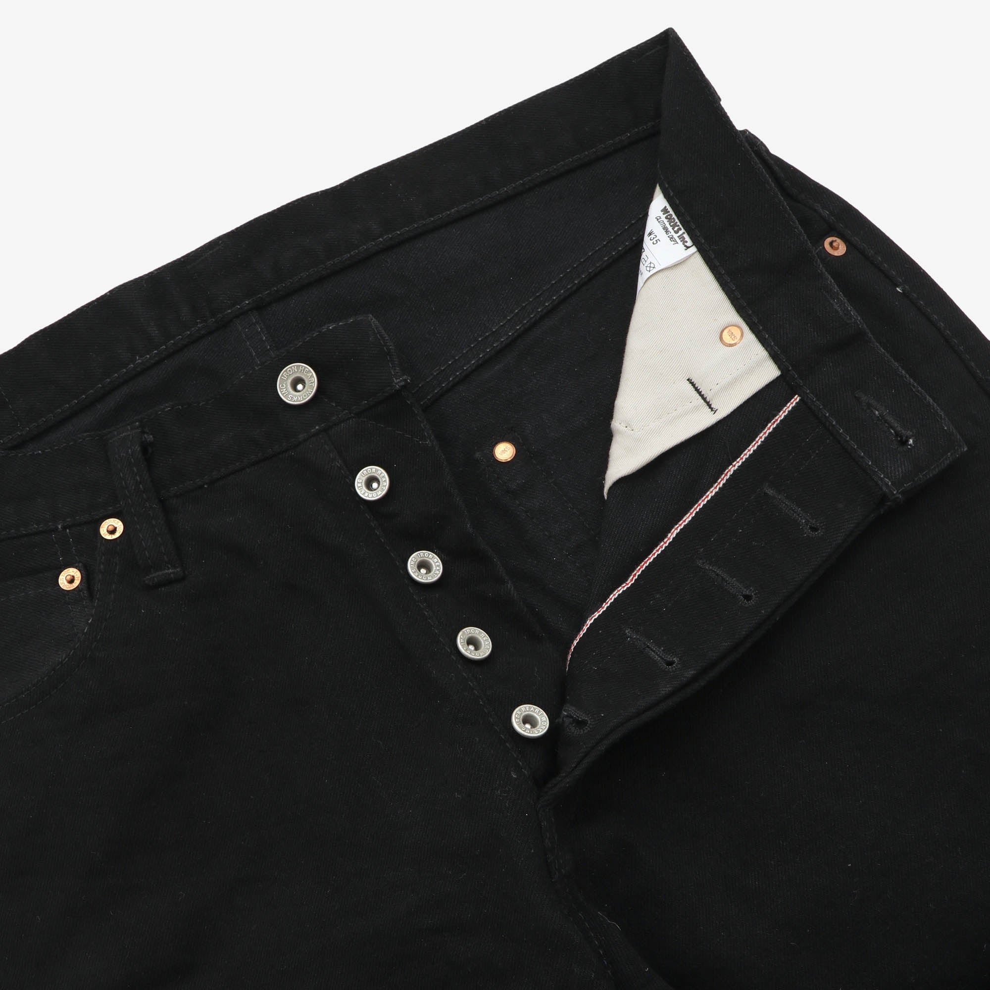 14oz Selvedge Denim Relaxed Tapered Cut Jeans (33W X 35L)
