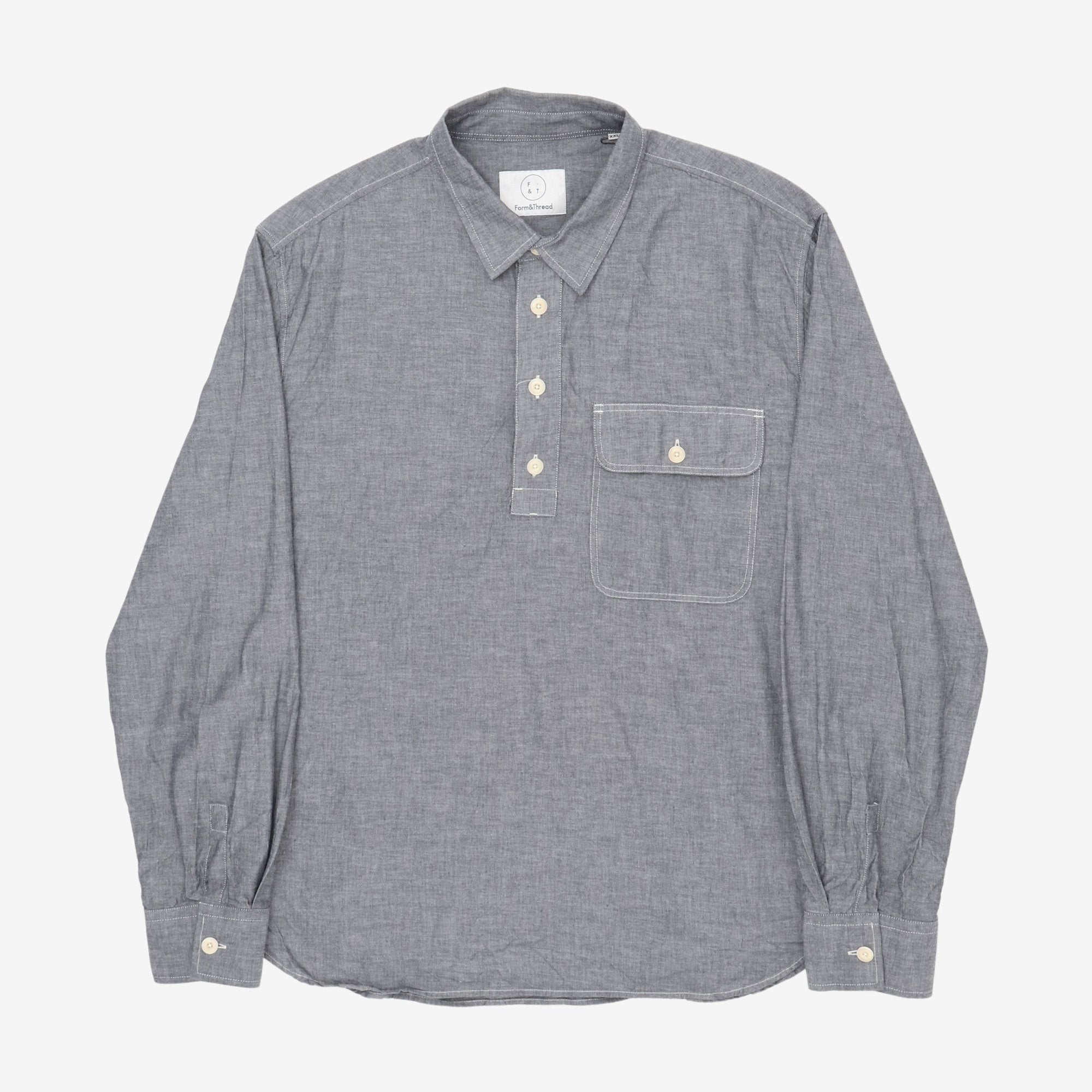 Chambray Pullover Shirt