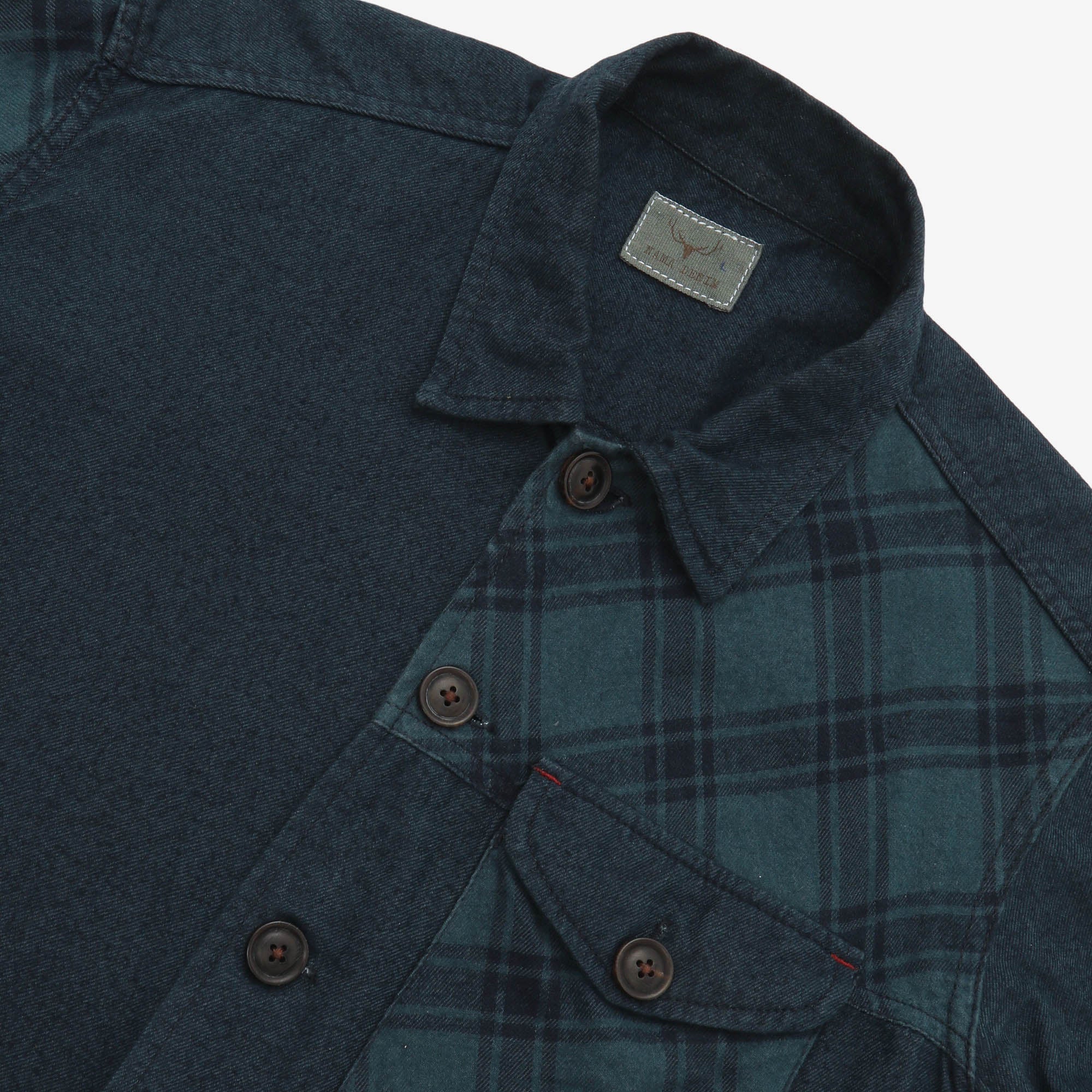 Plaid Patch Overshirt