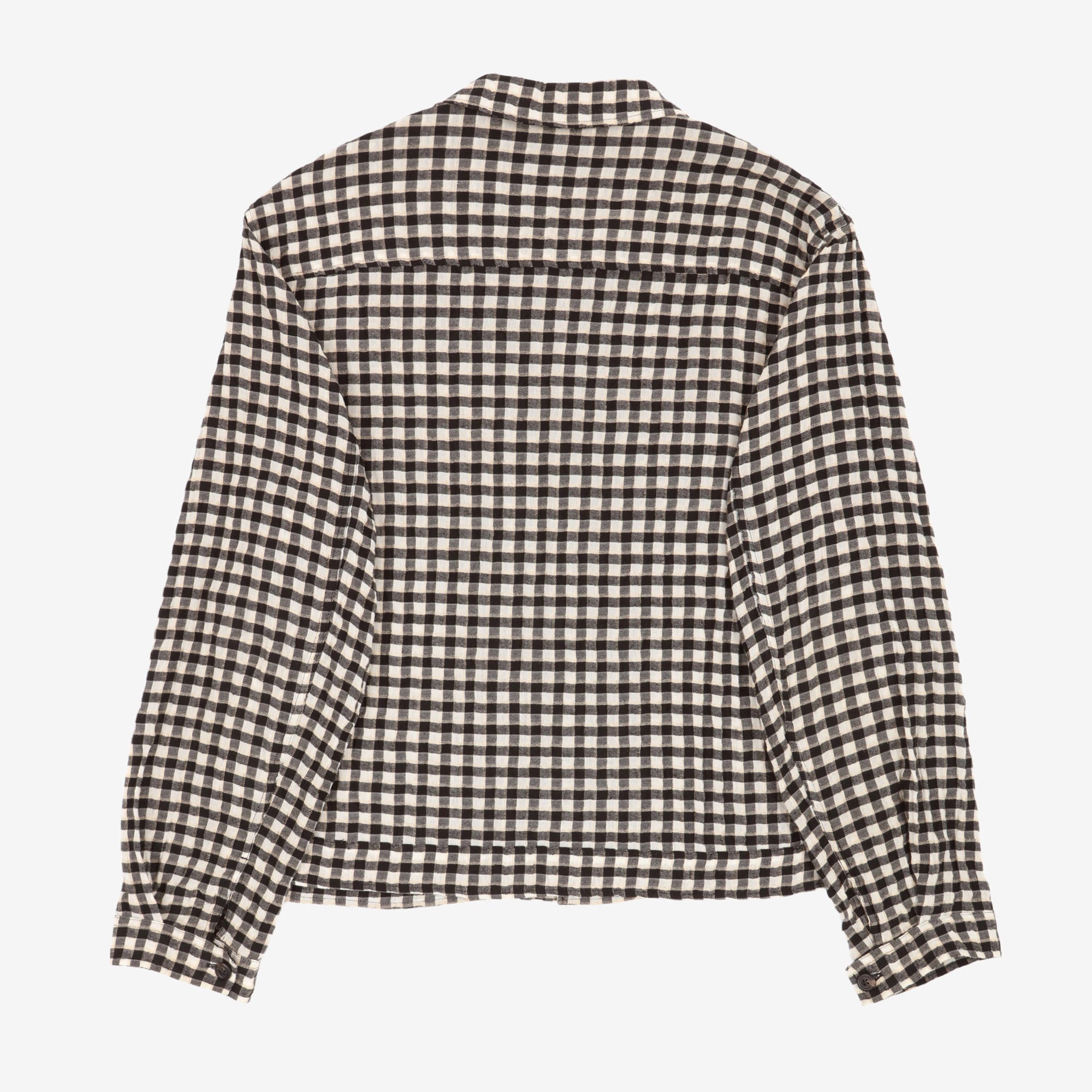 Coach Checked Seersucker Overshirt