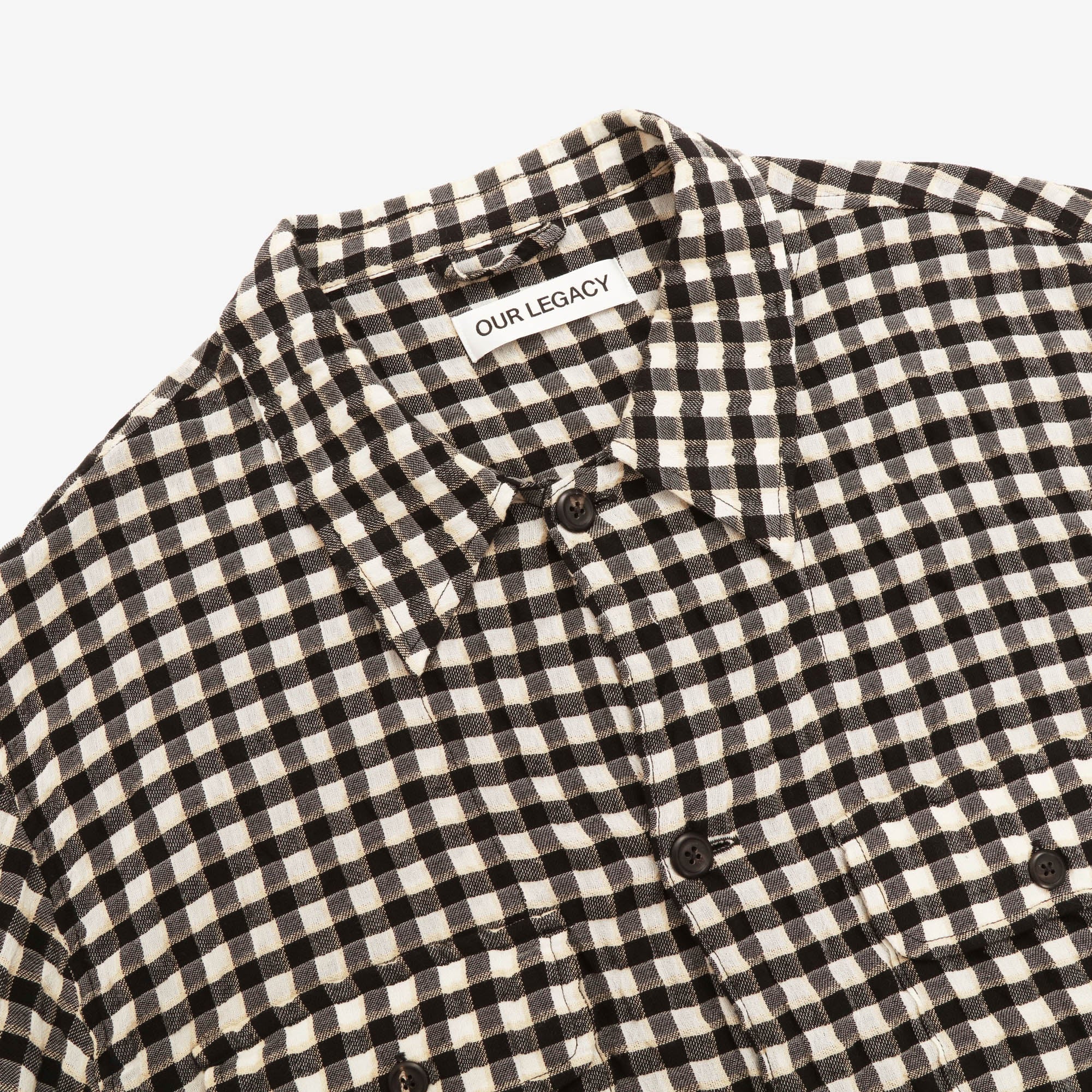 Coach Checked Seersucker Overshirt
