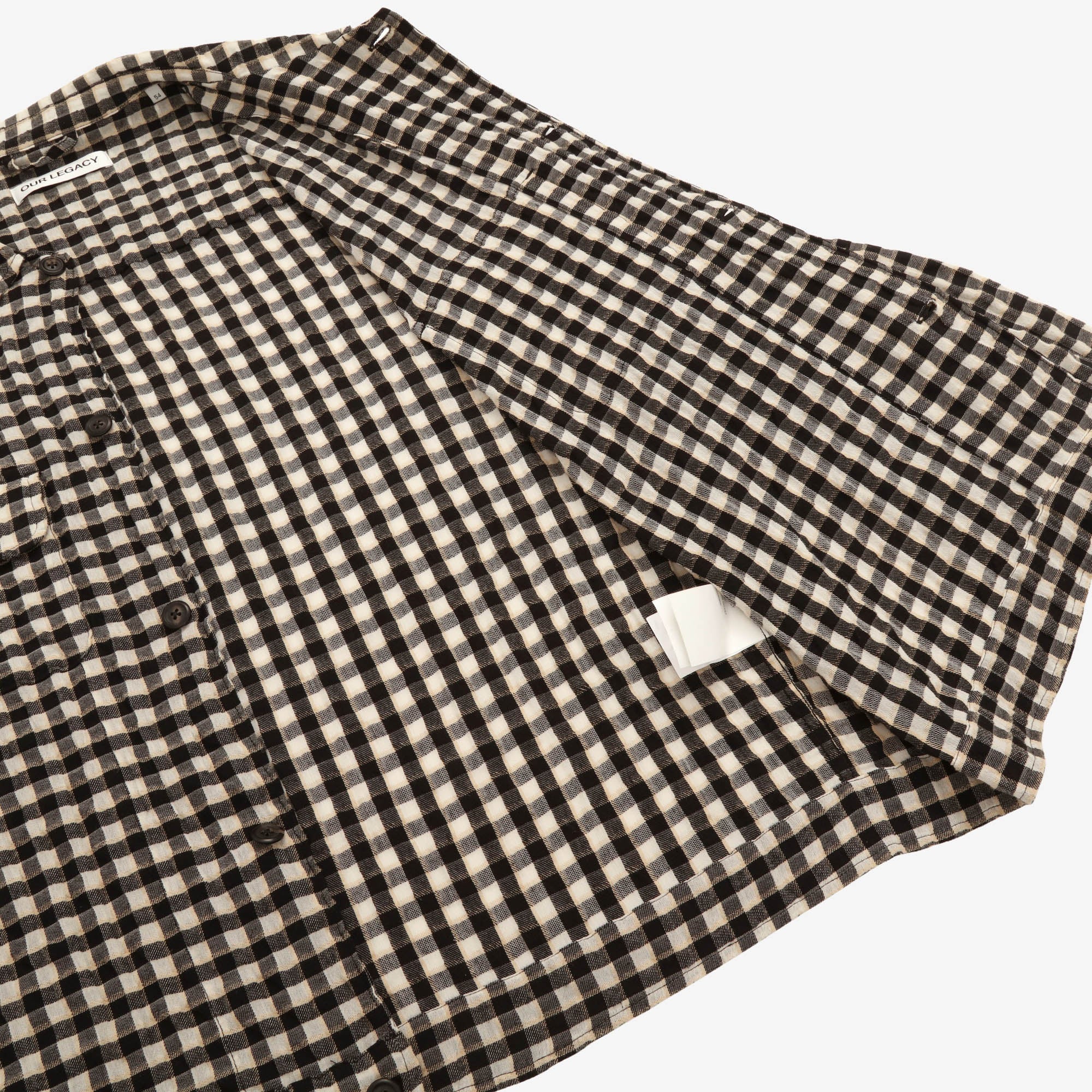 Coach Checked Seersucker Overshirt