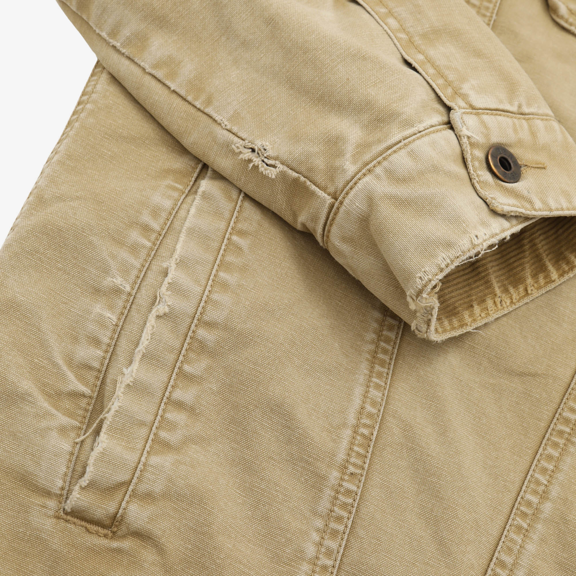 Vintage Canvas Trucker Jacket