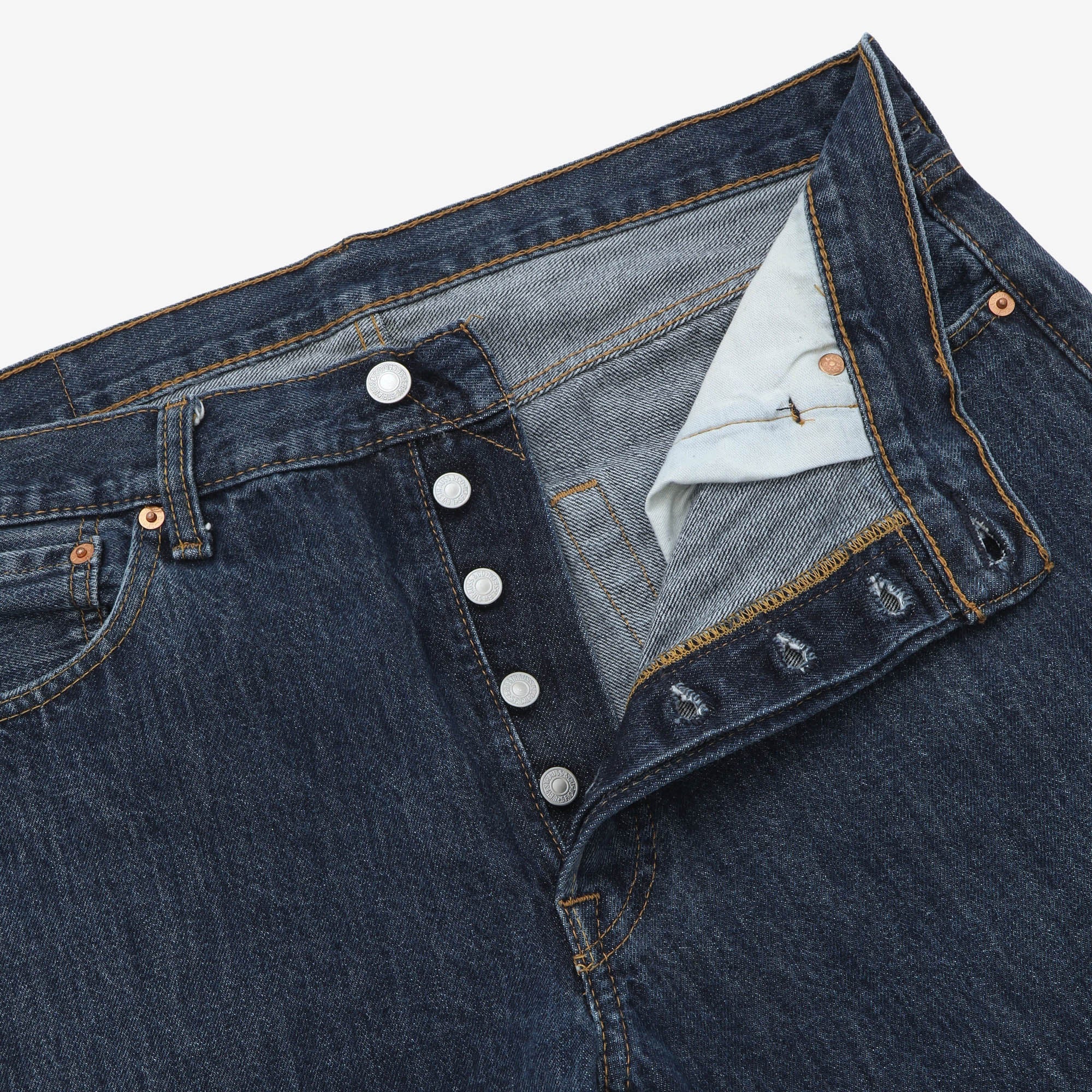 Vintage 501 Denim Jeans (35W X 28L)