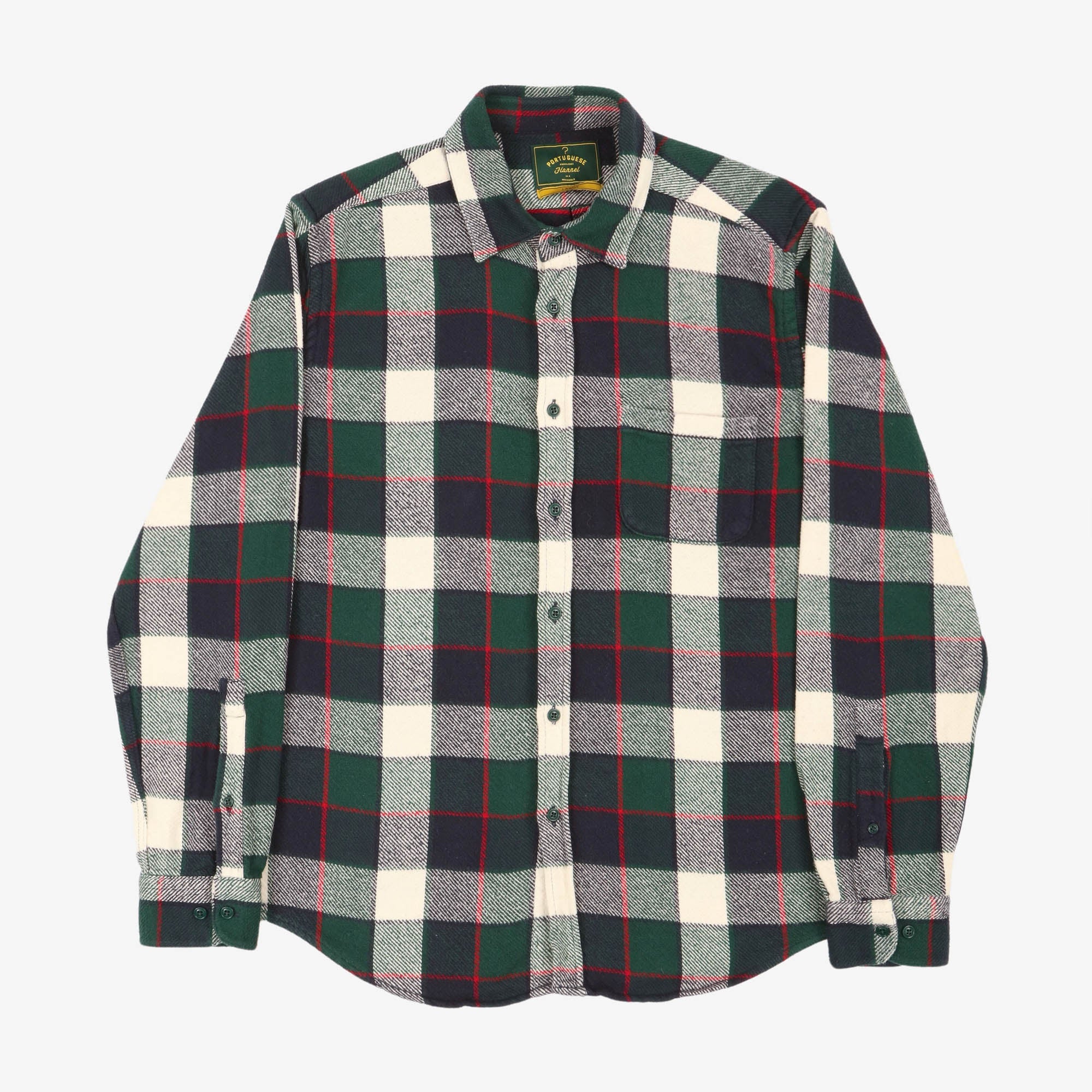 Check Flannel Bottle Shirt