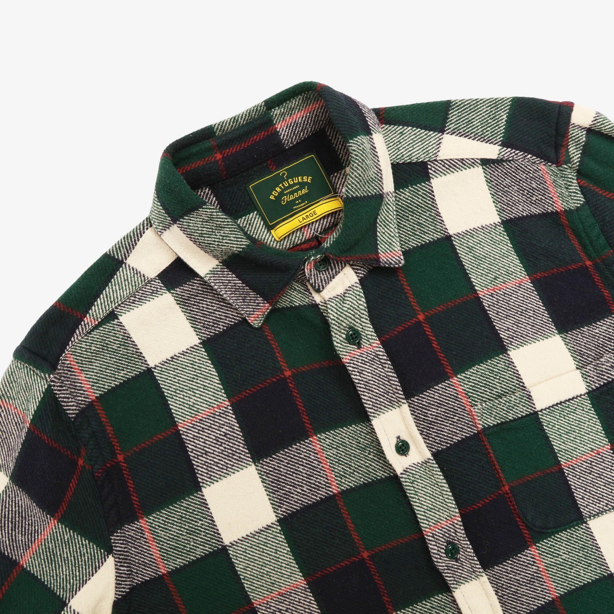 Check Flannel Bottle Shirt