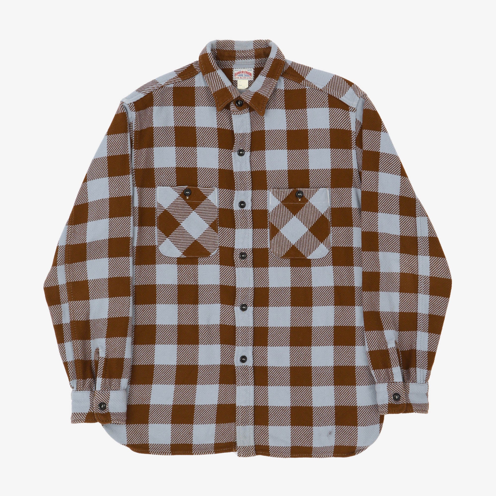 8HU Buffalo Check Work Shirt