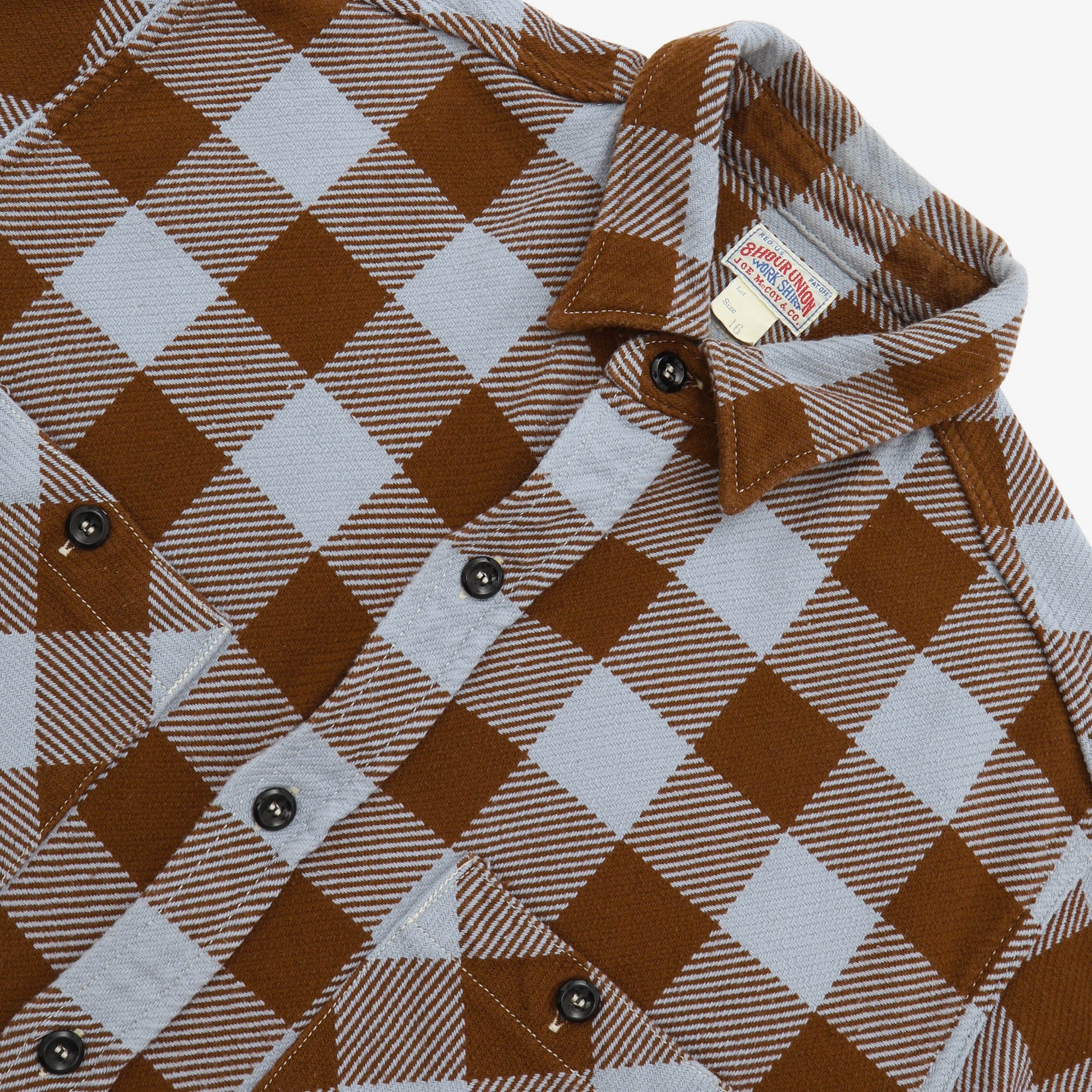 8HU Buffalo Check Work Shirt