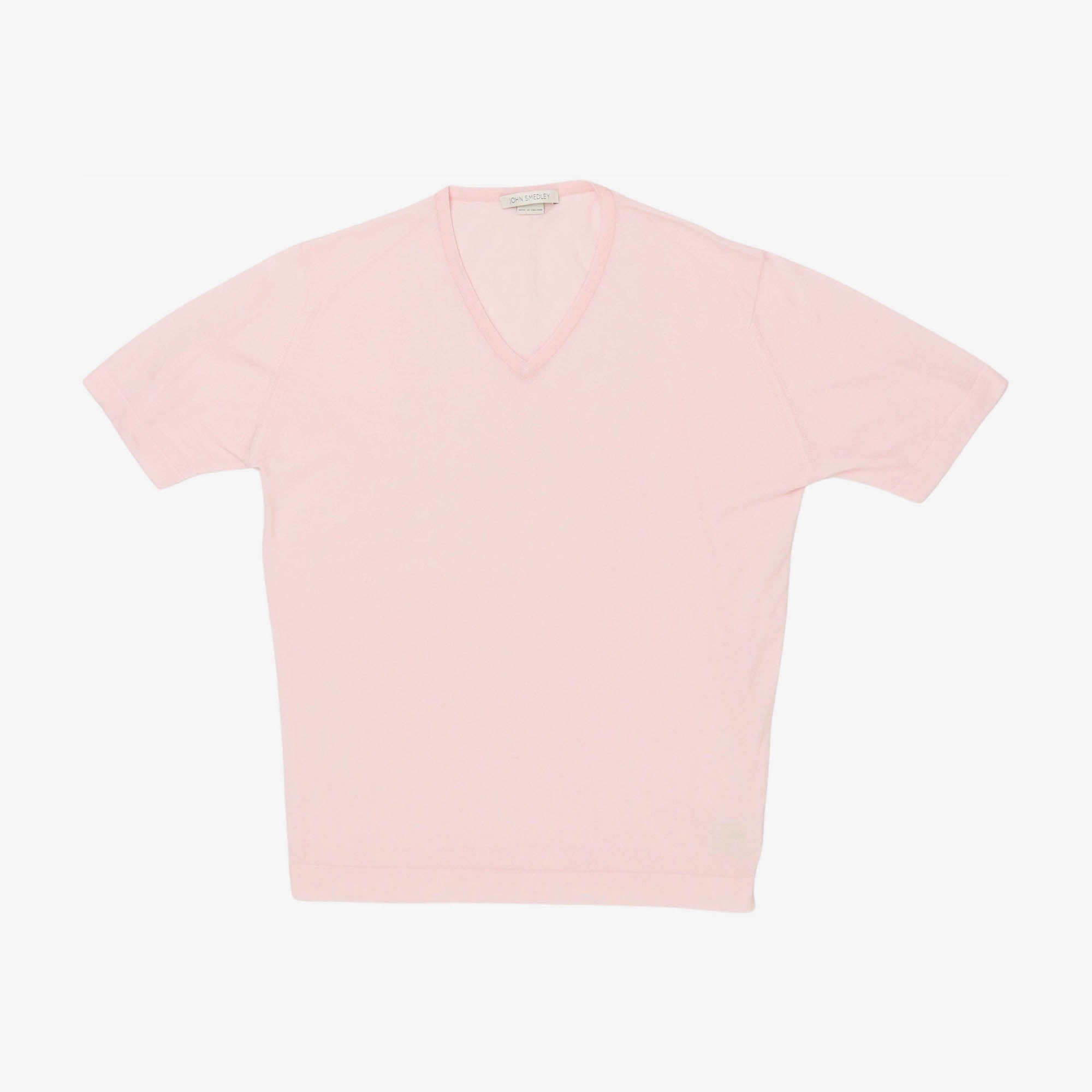 Sea Island Knit V Neck Tee