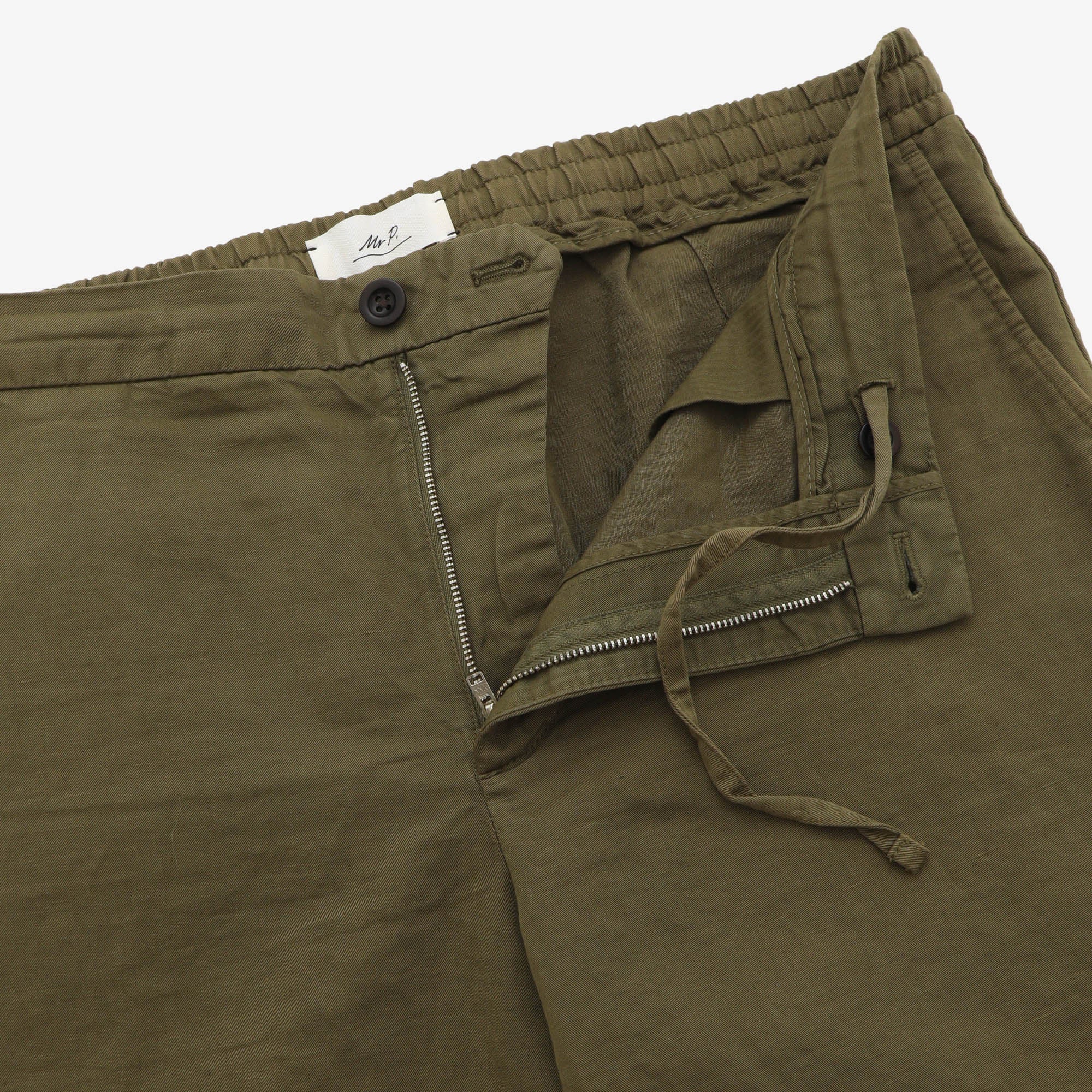 Linen Blend Easy Pants
