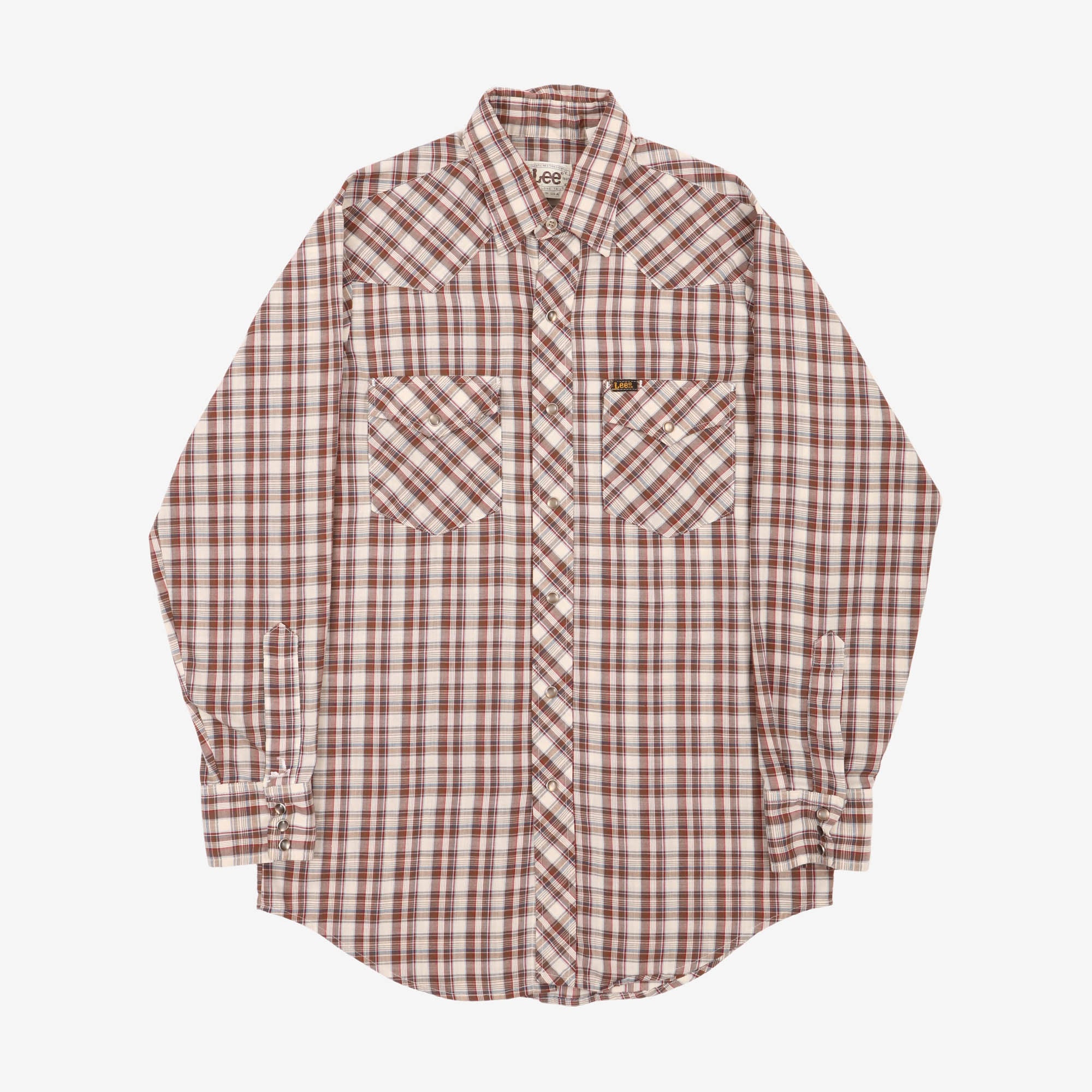 Vintage Checked Western Shirt