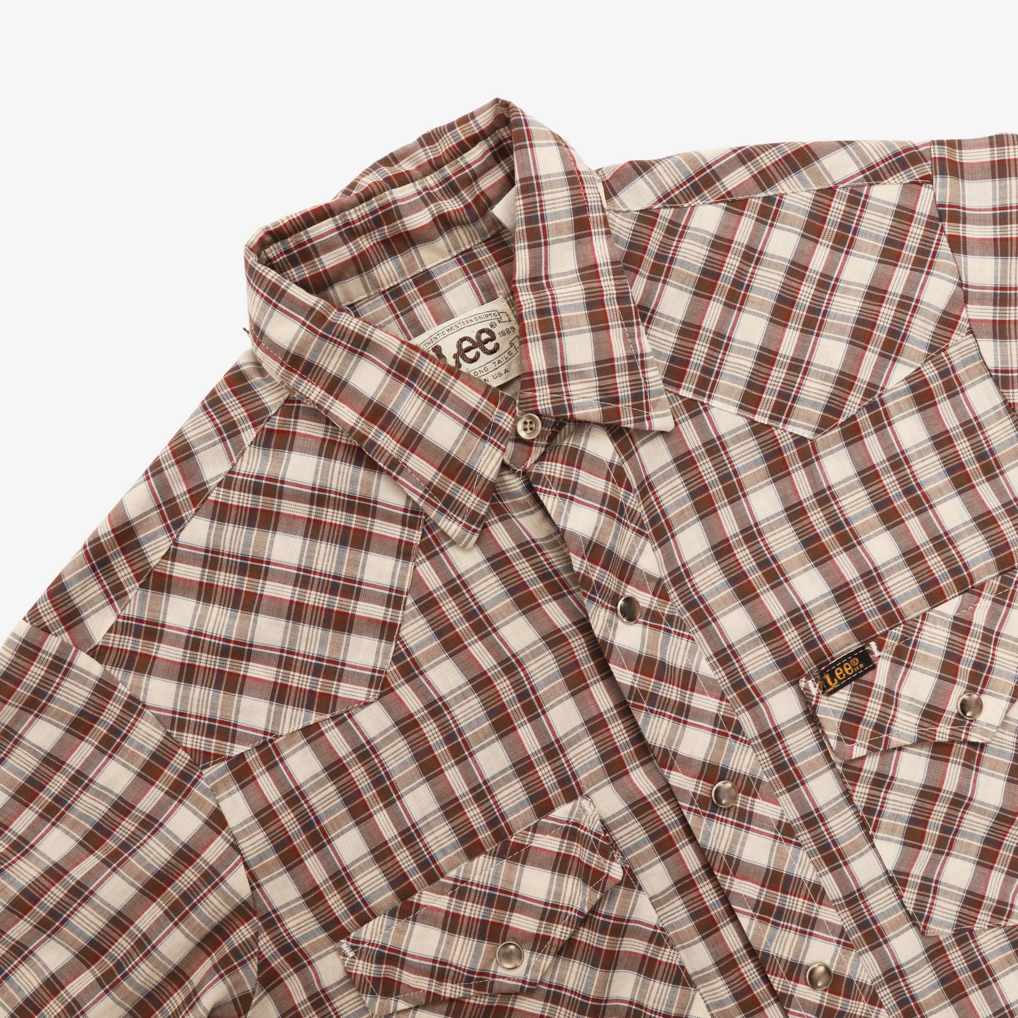 Vintage Checked Western Shirt