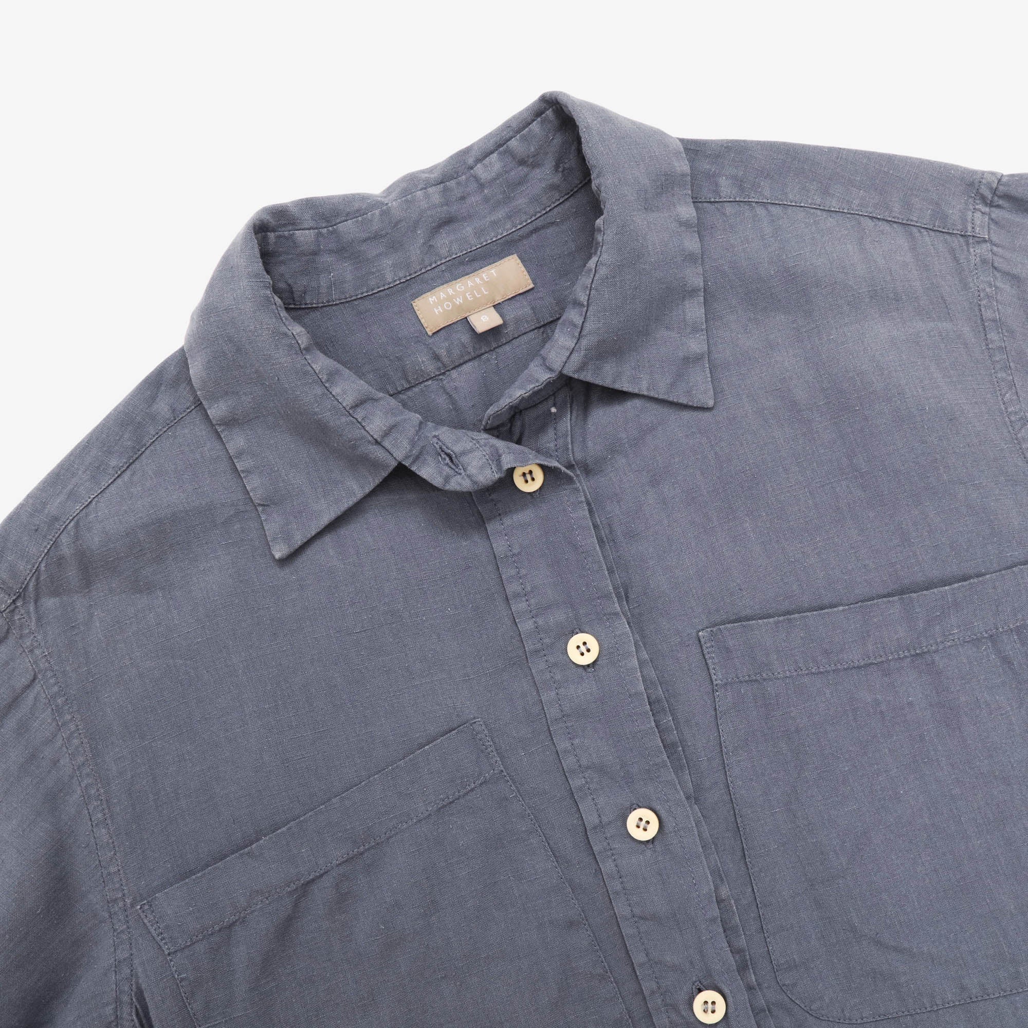 SS Linen Shirt Dress