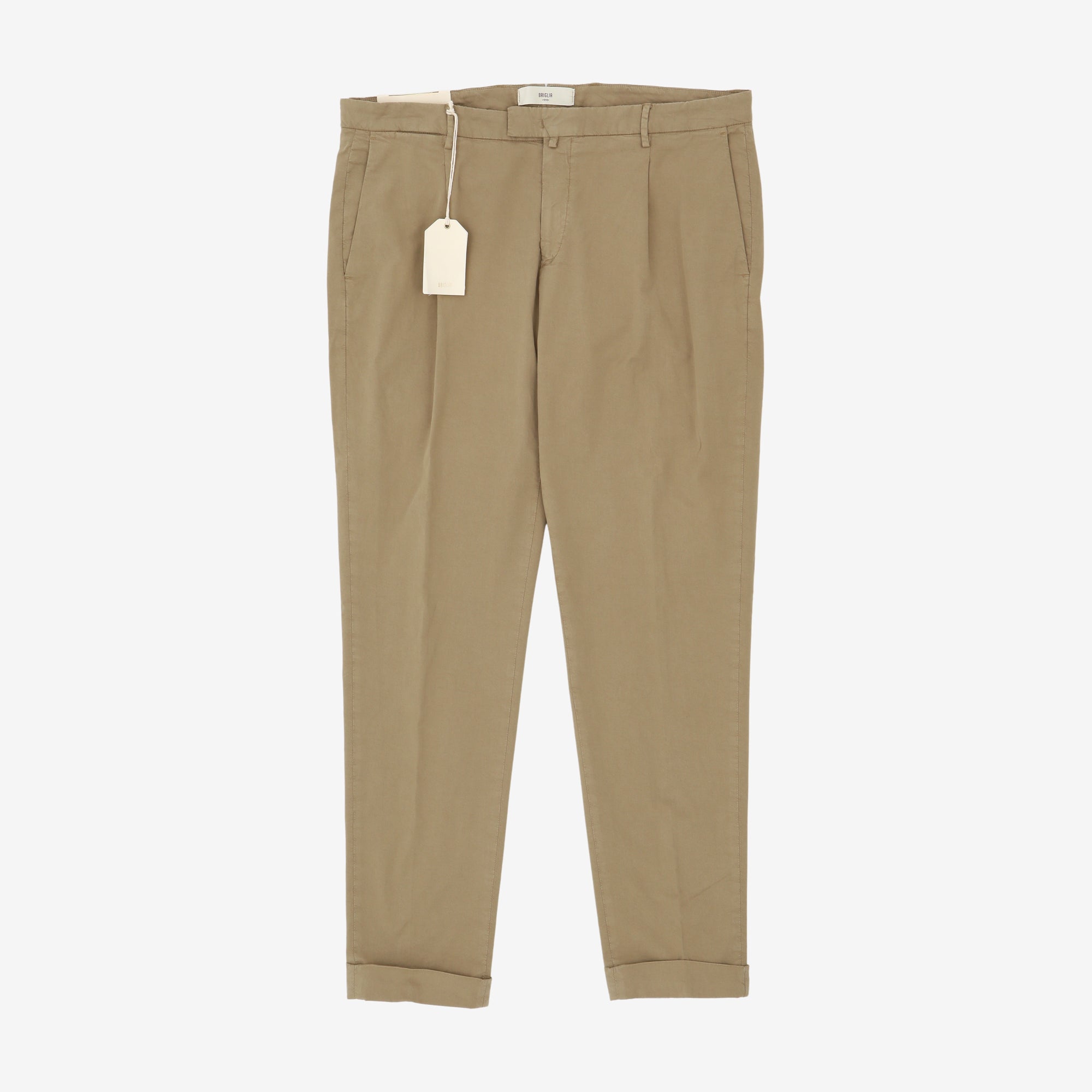 Slim Fit Pleated Chinos (38W X 32L)