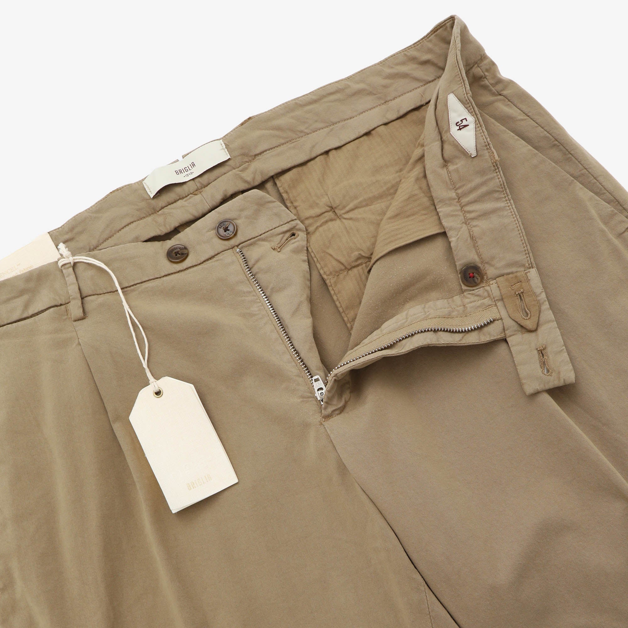 Slim Fit Pleated Chinos (38W X 32L)