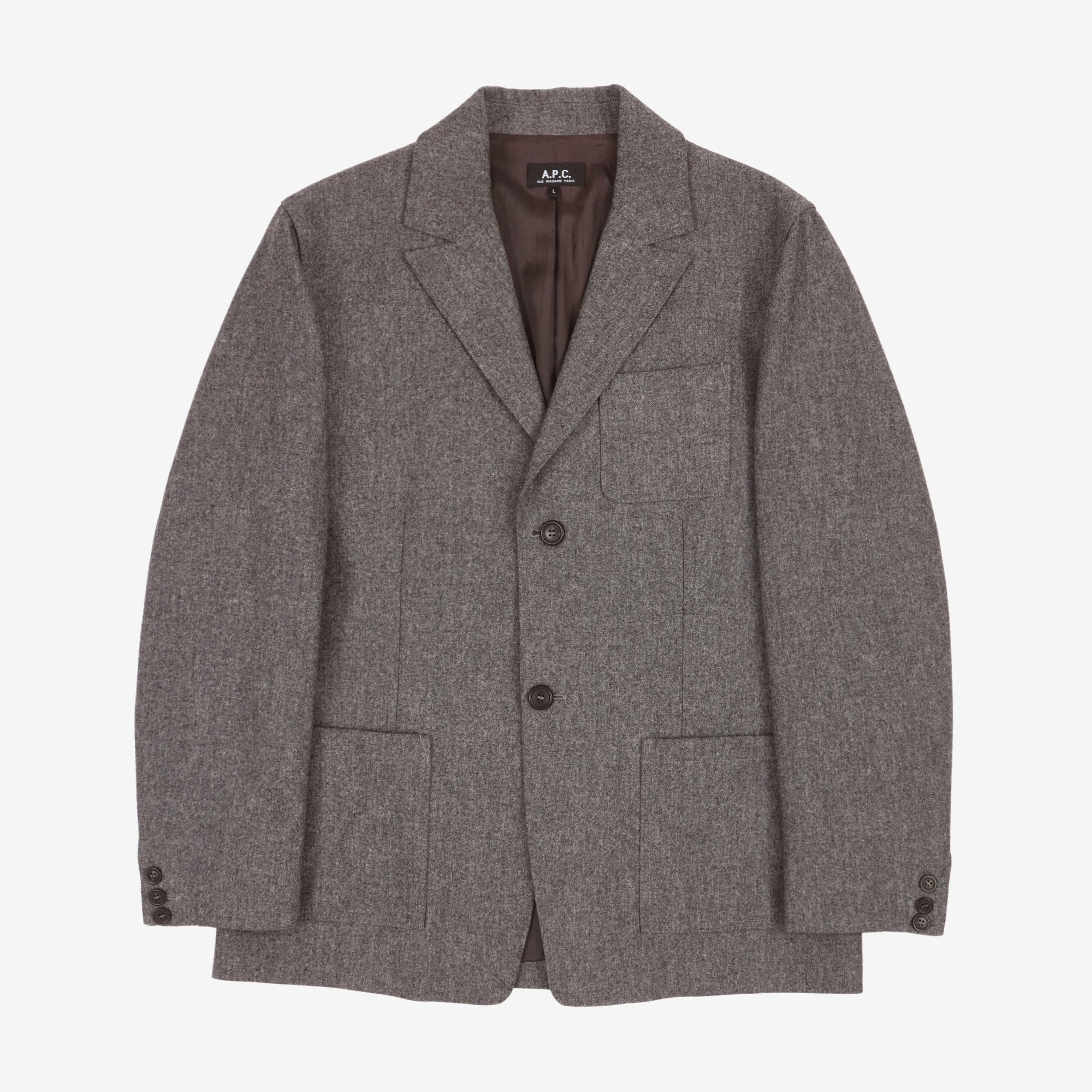 Unstructured Wool Jacket