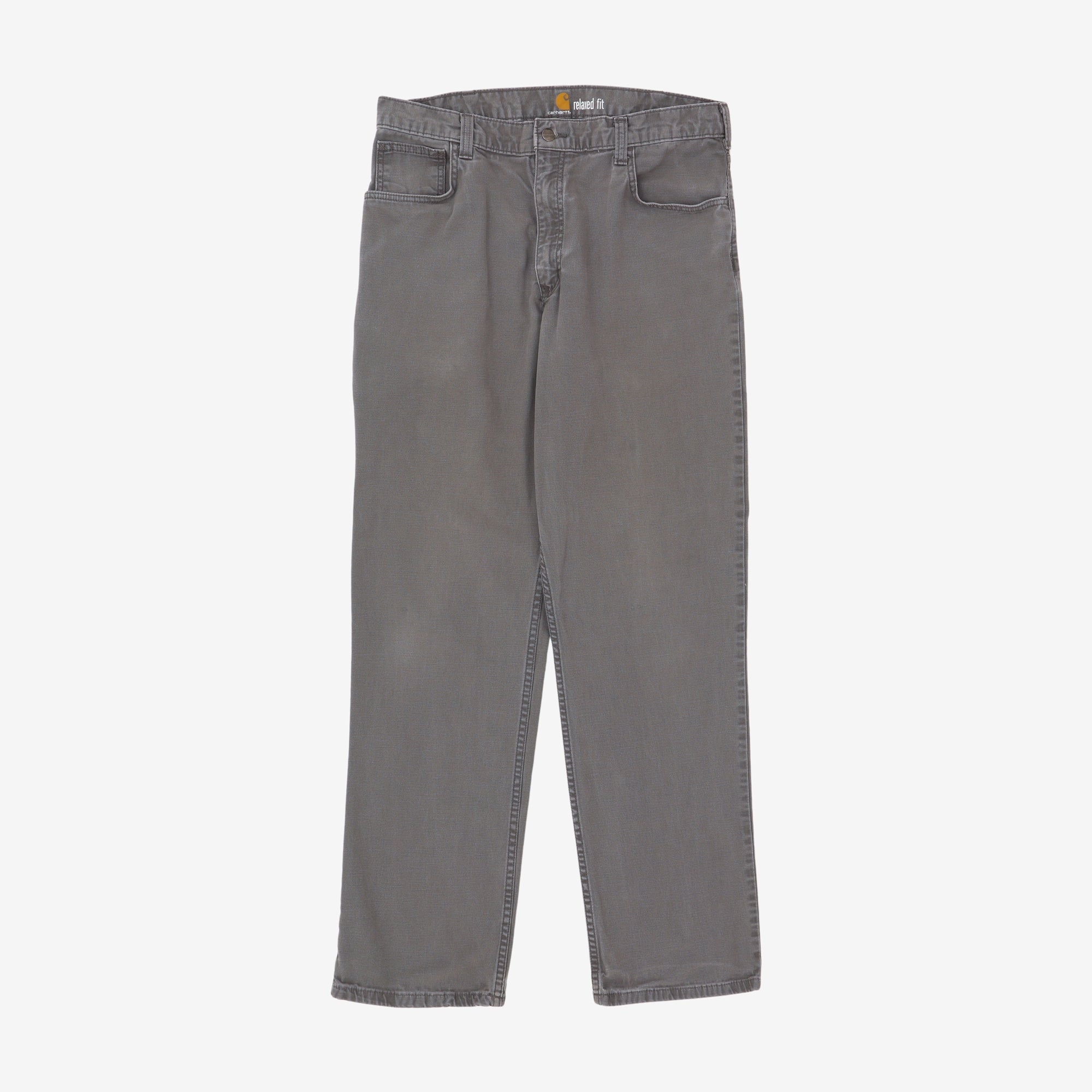 Vintage Relaxed Fit Canvas Work Trousers (35W X 33L)