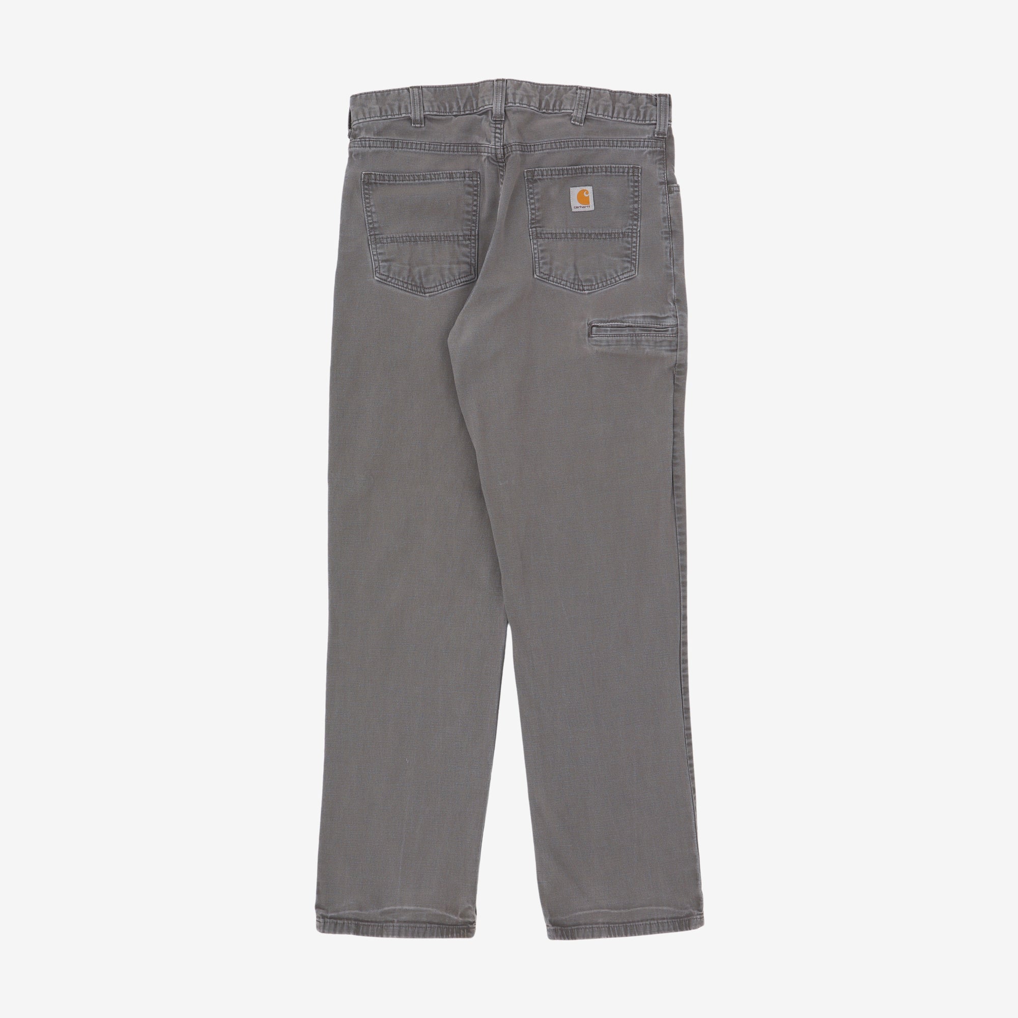 Vintage Relaxed Fit Canvas Work Trousers (35W X 33L)