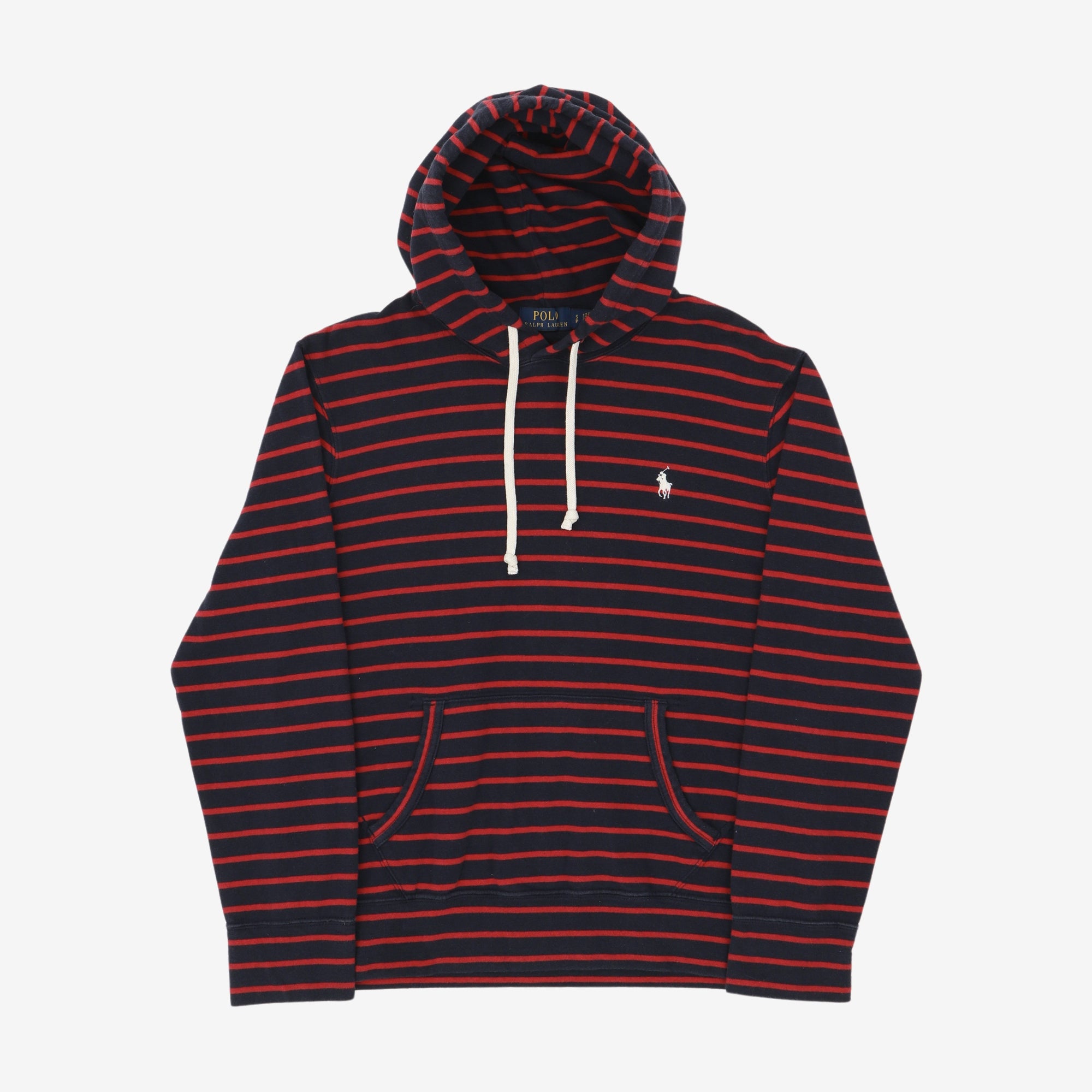 Linen Blend Striped Hoodie
