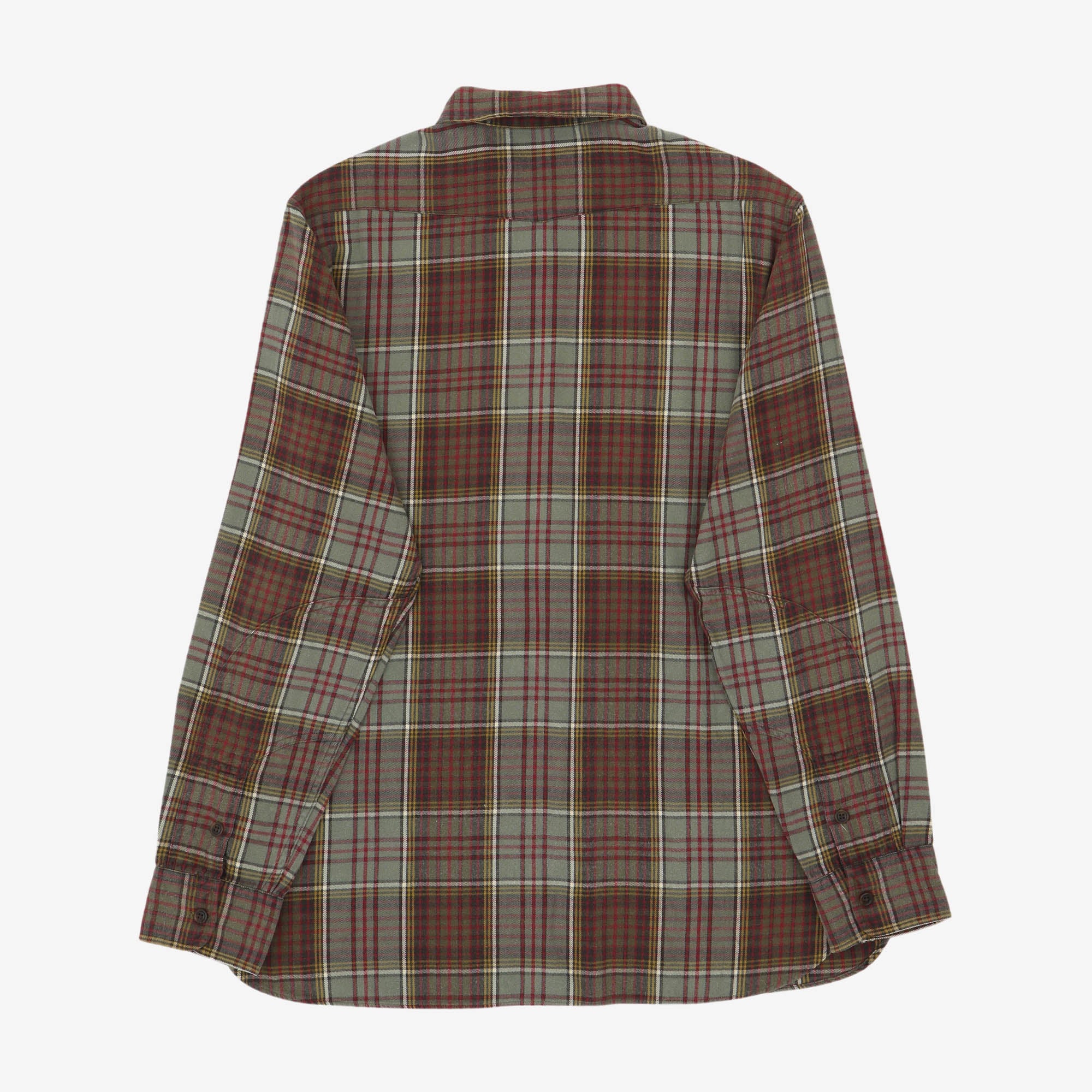 Vintage Flannel Plaid Work Shirt