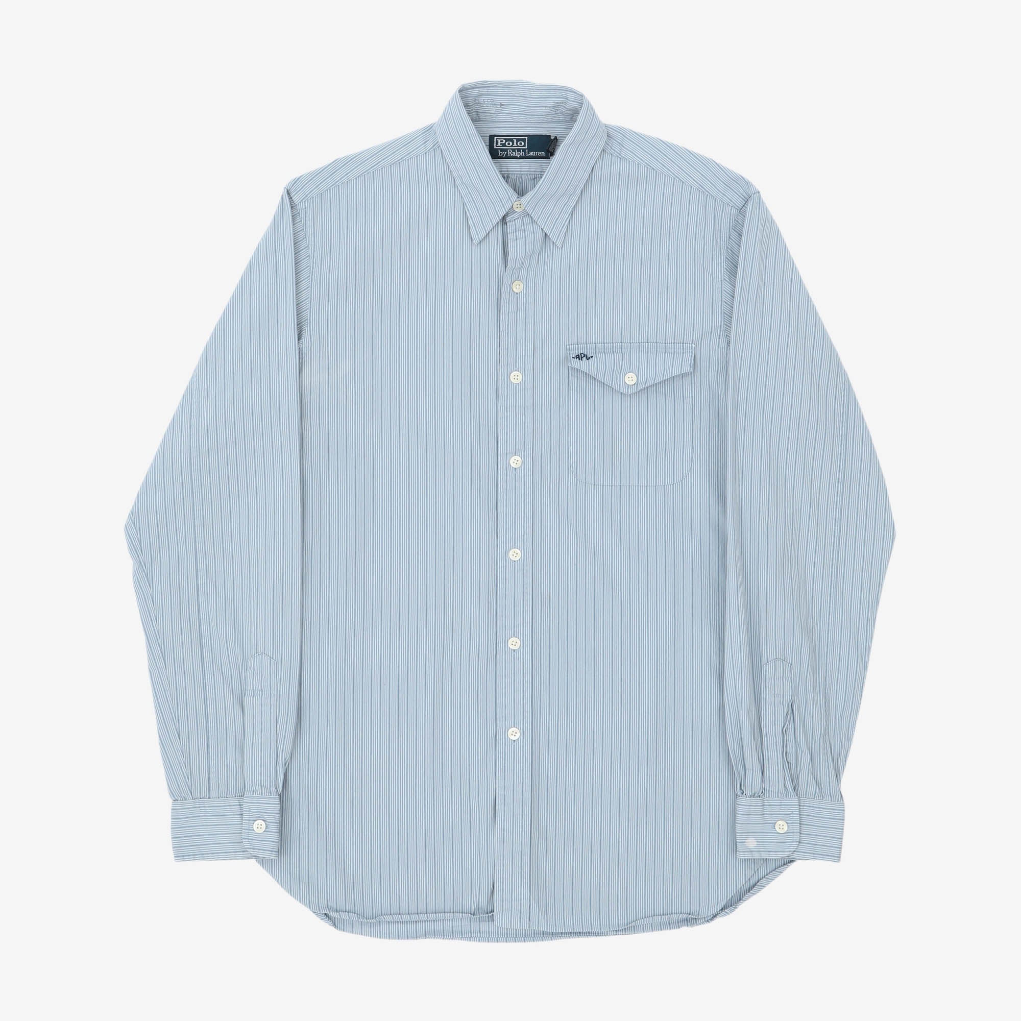 Vintage Striped Officers Shirt