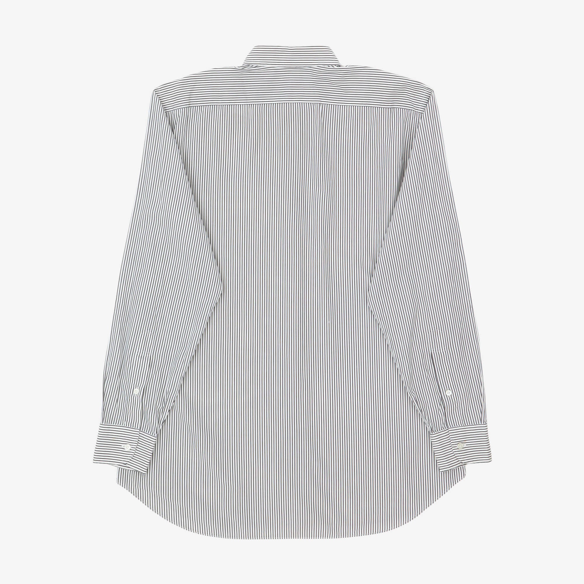 Thomas Mason Striped Poplin Shirt