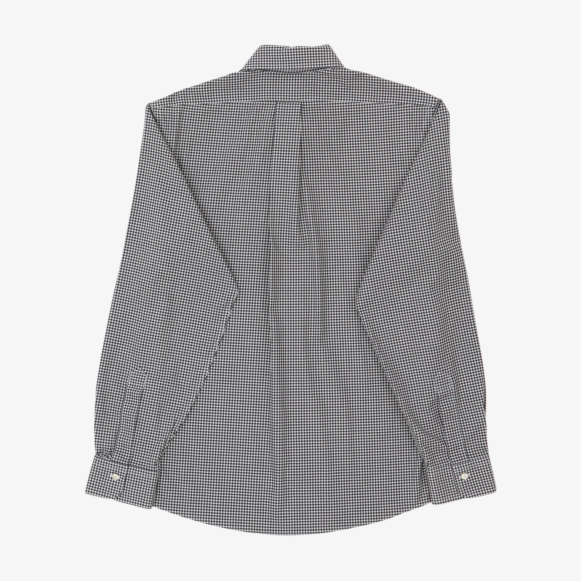 Regent Fit Gingham Herringbone Shirt