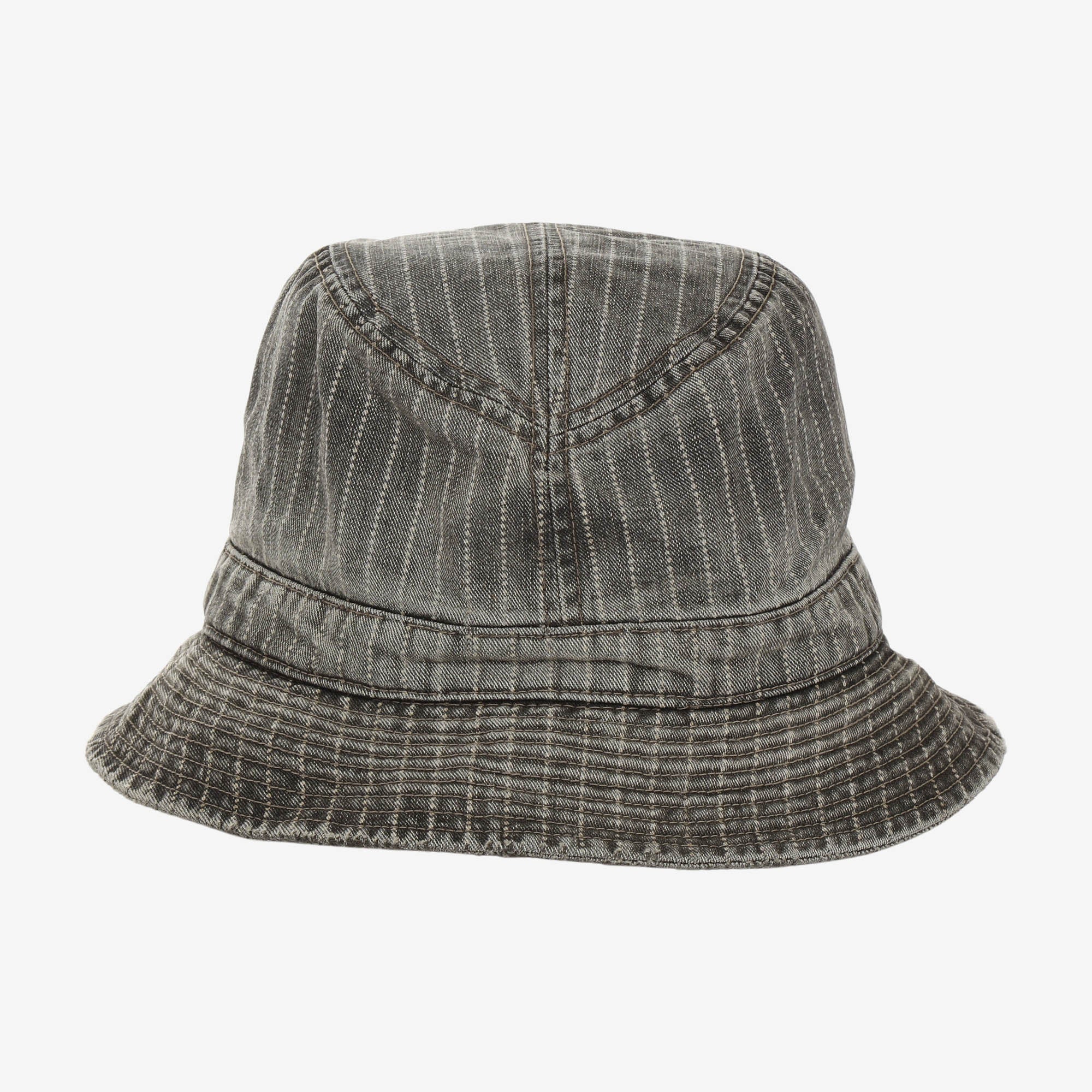 USO Striped Denim Bucket Hat