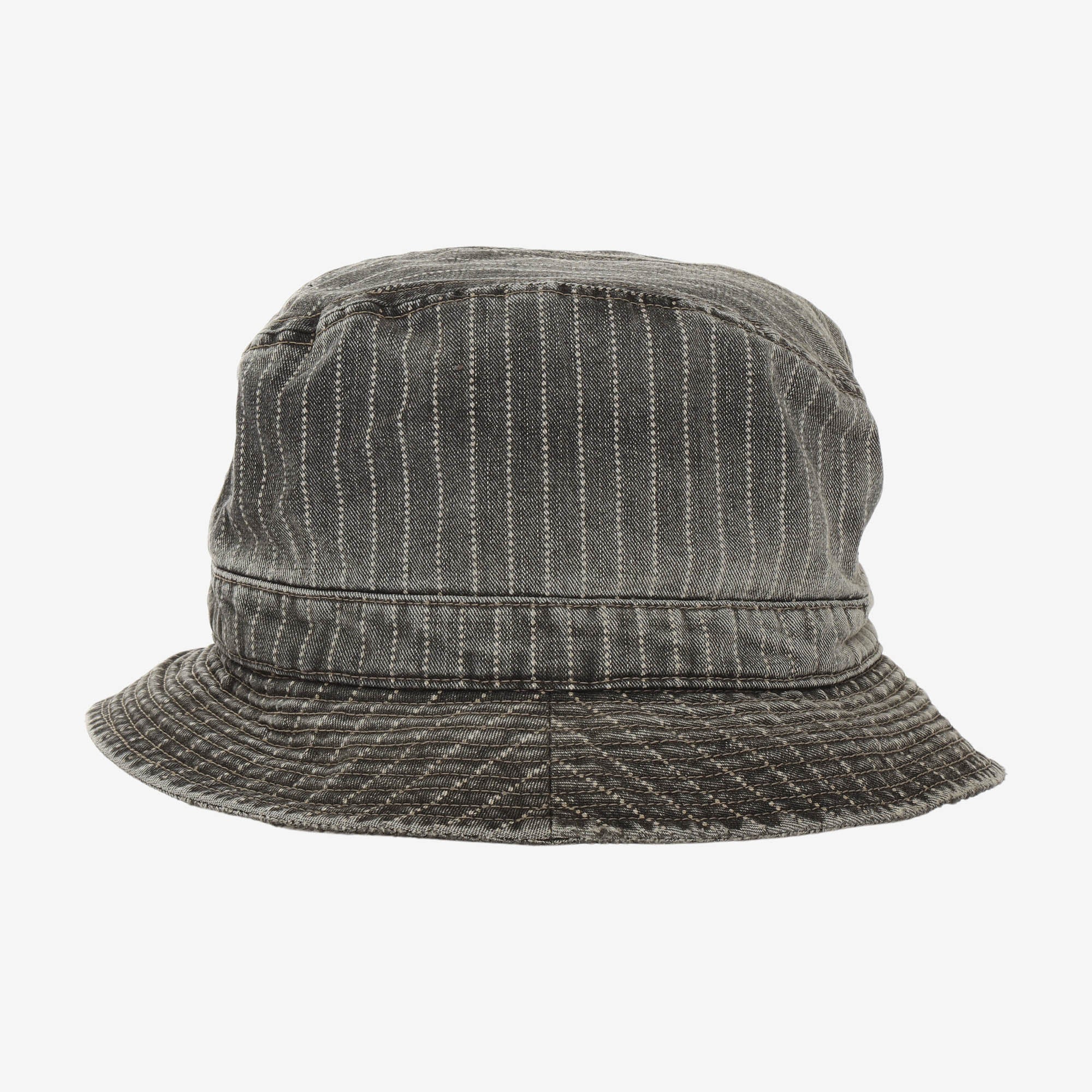 USO Striped Denim Bucket Hat