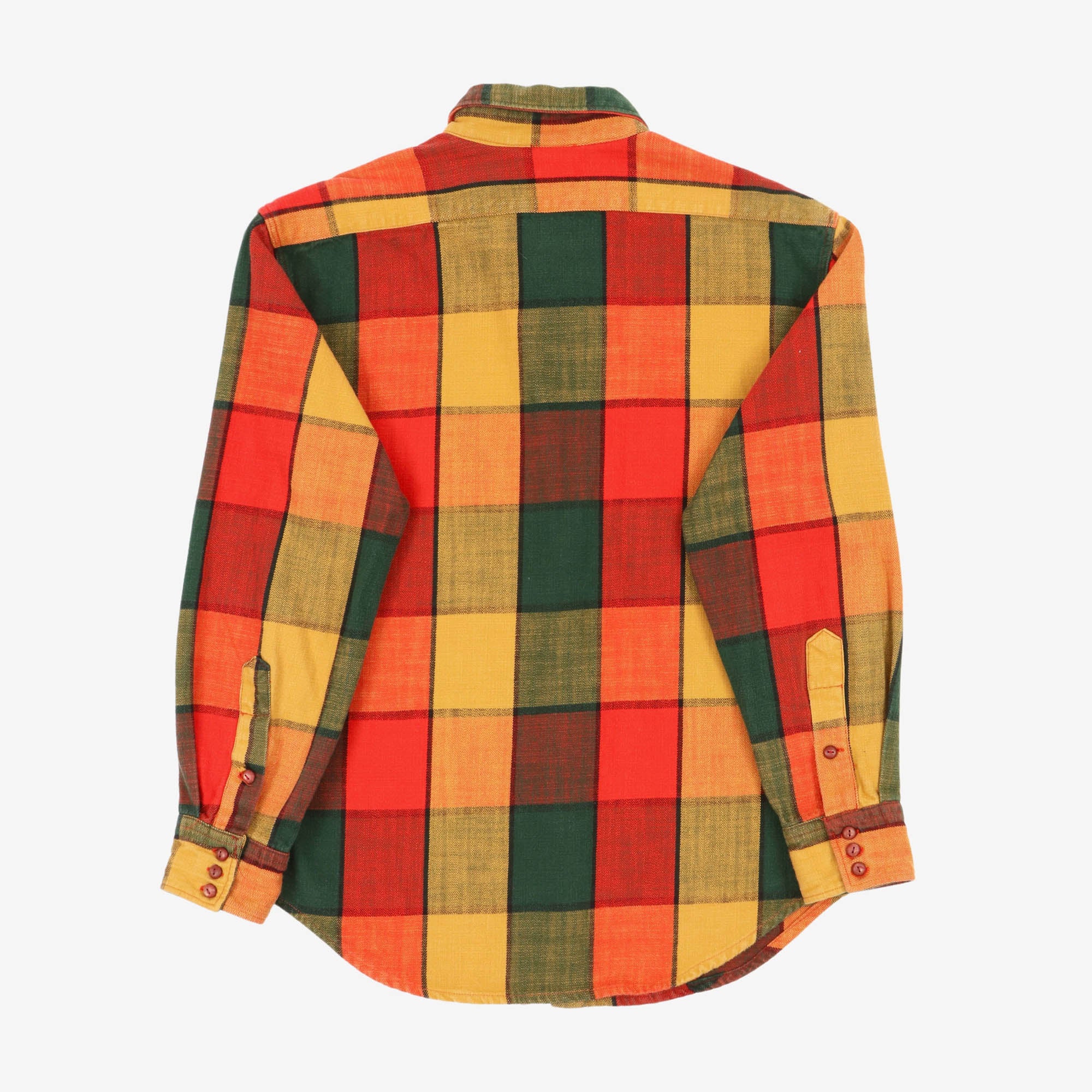 Long Horn Flannel Work Shirt