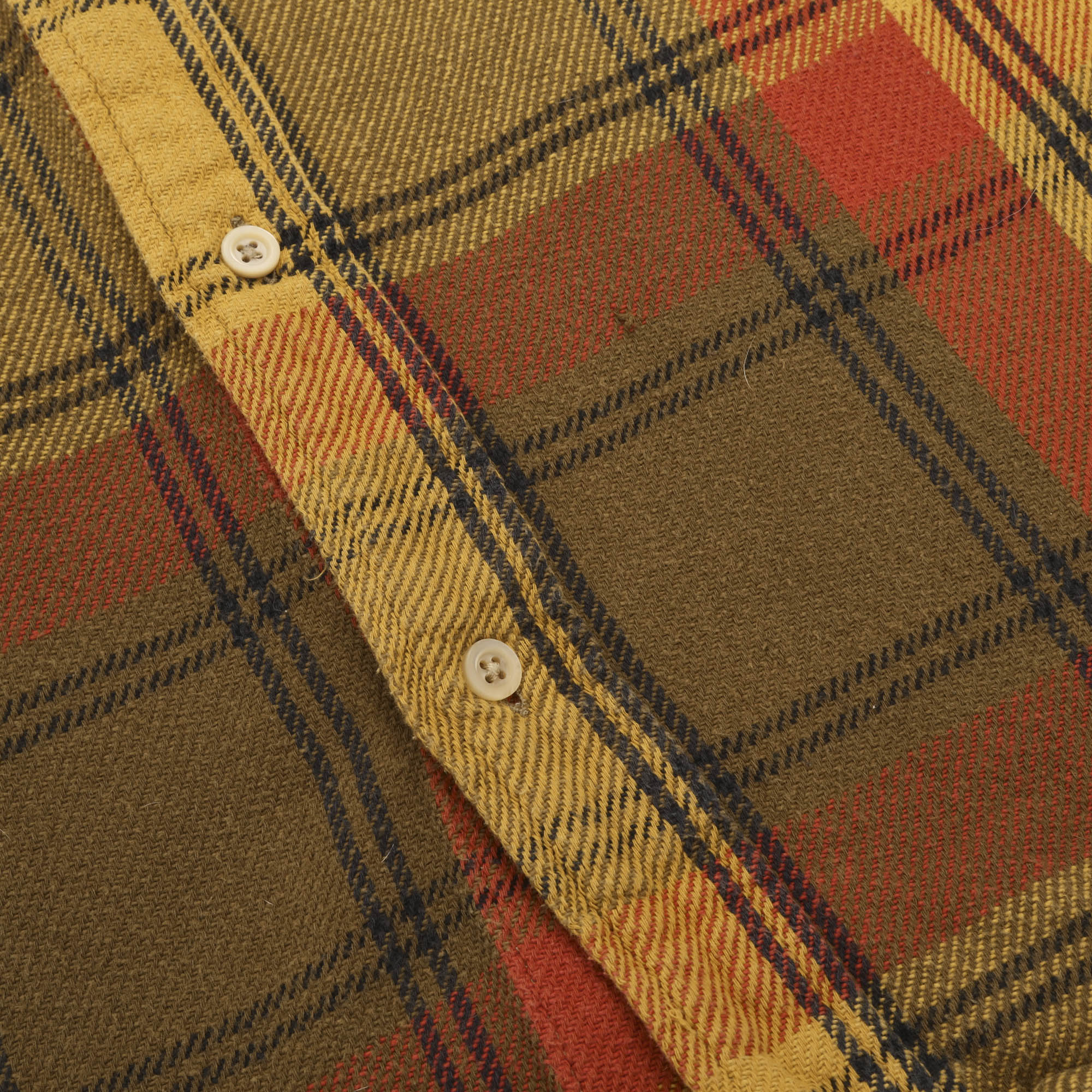Short Horn Flannel Work Shirt
