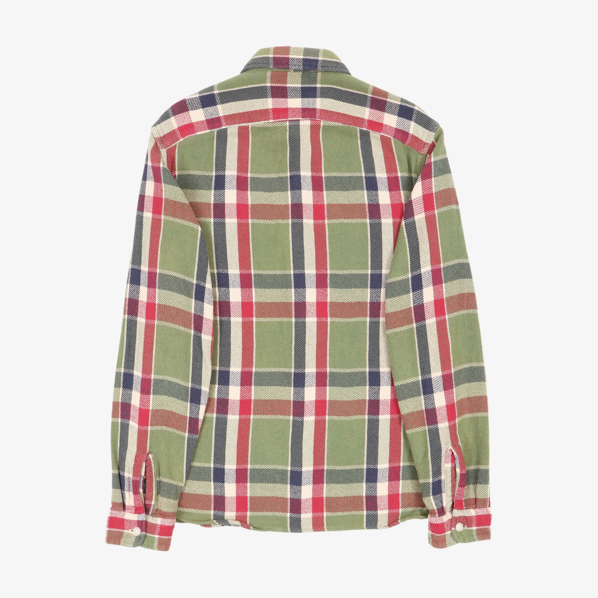 Plaid Twill Work Shirt