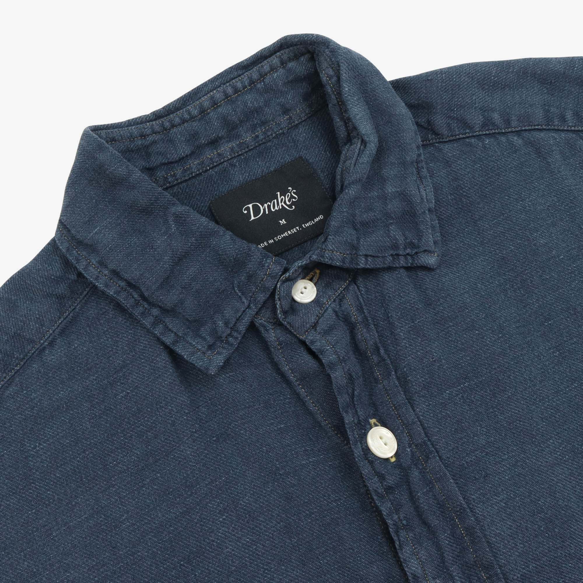 Linen Two Pocket Work Shirt