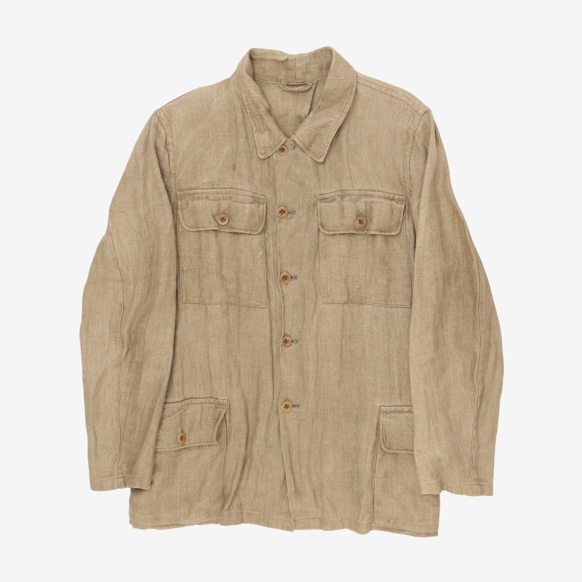 Linen Safari Jacket