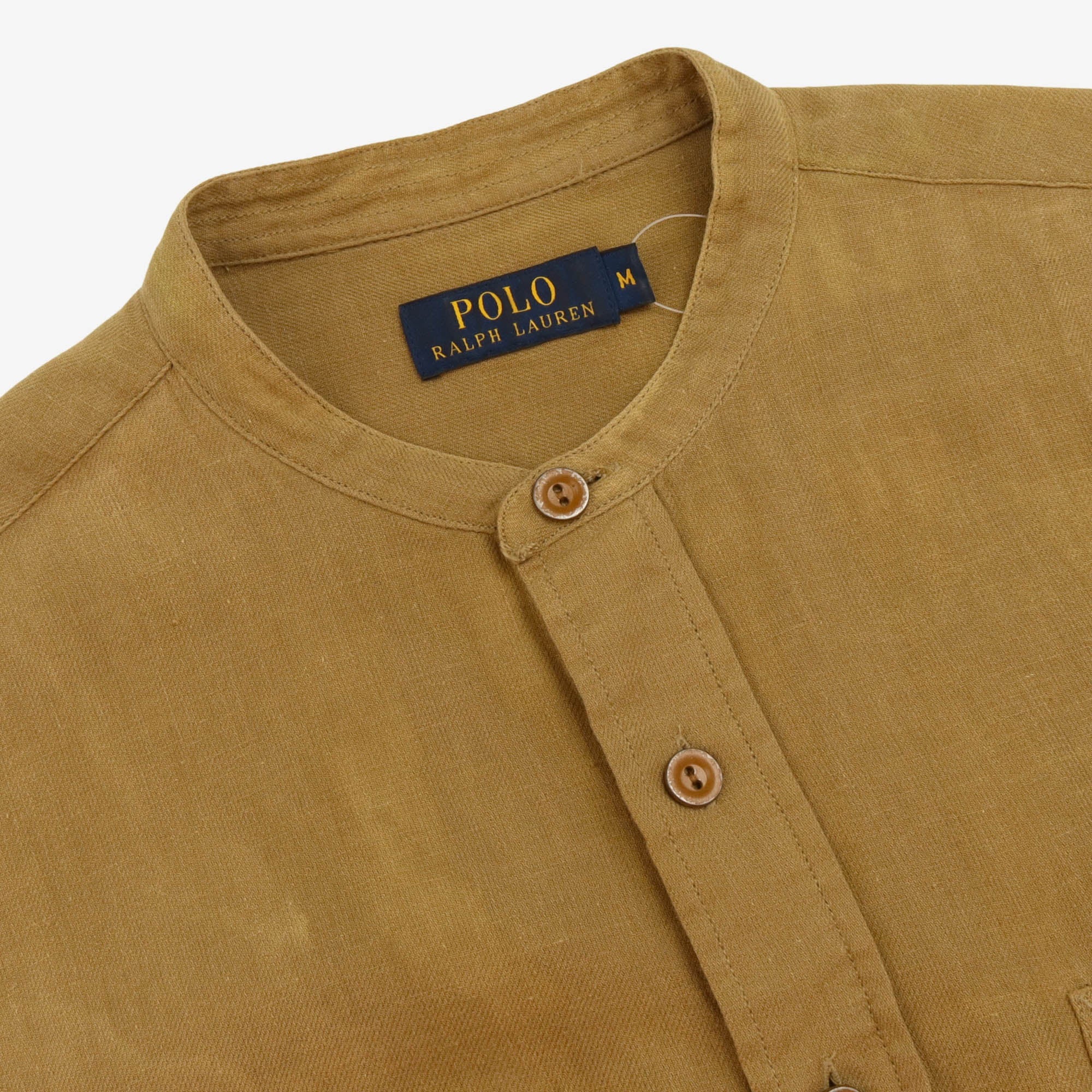 Linen Blend Popover Shirt