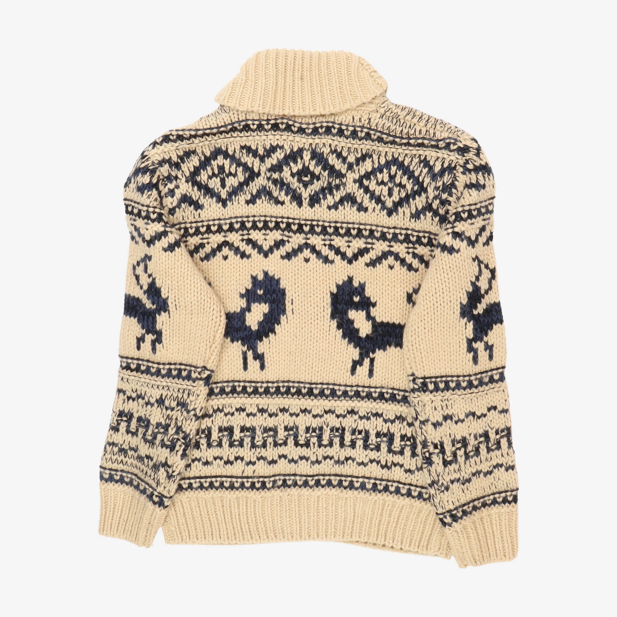 The Intarsia Shawl Cardigan
