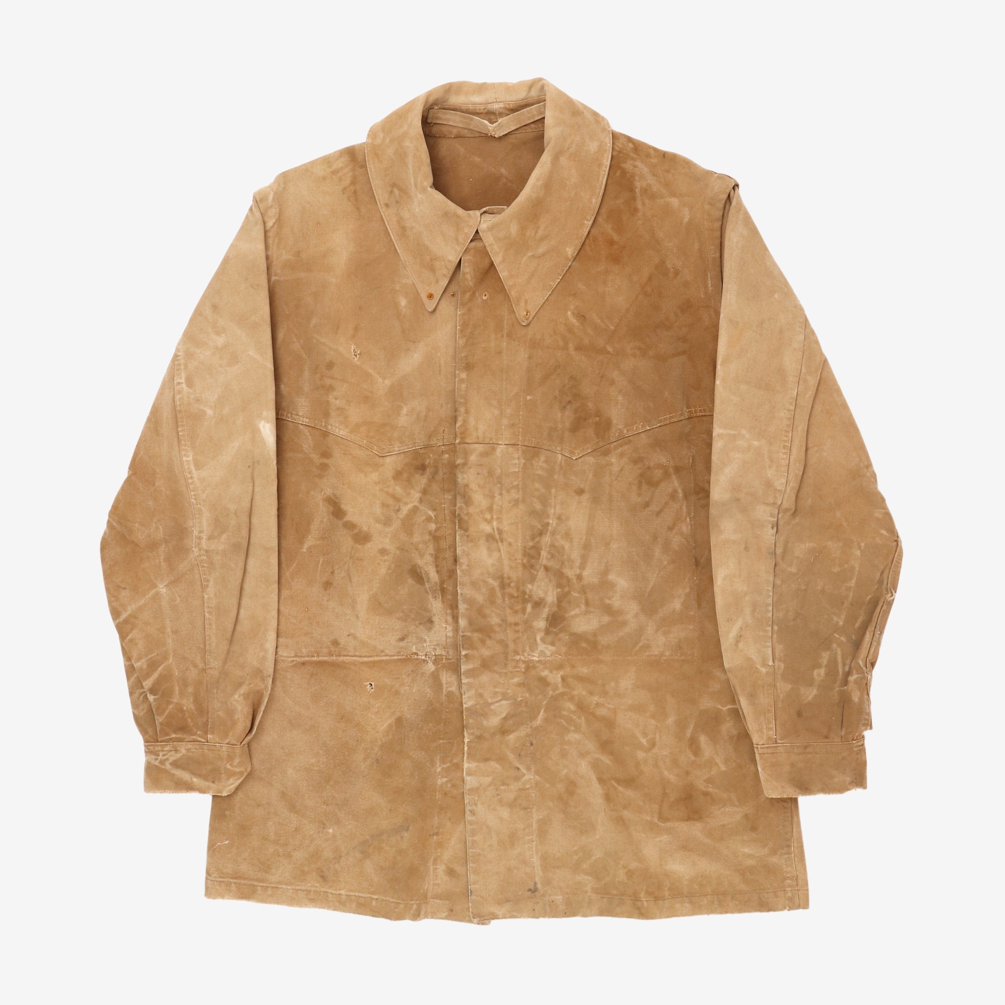 1950s French Railway Canvas Chore Coat