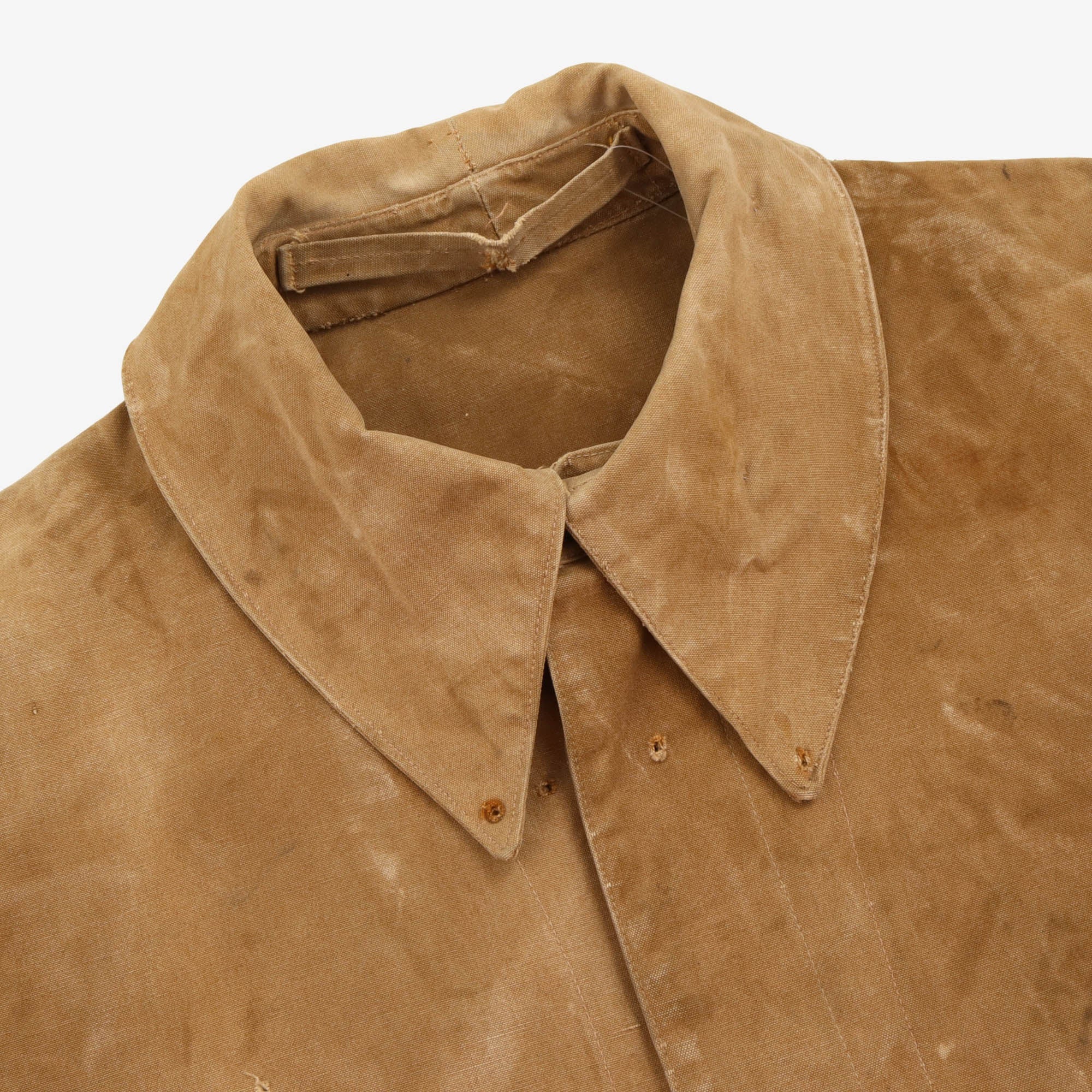 1950s French Railway Canvas Chore Coat